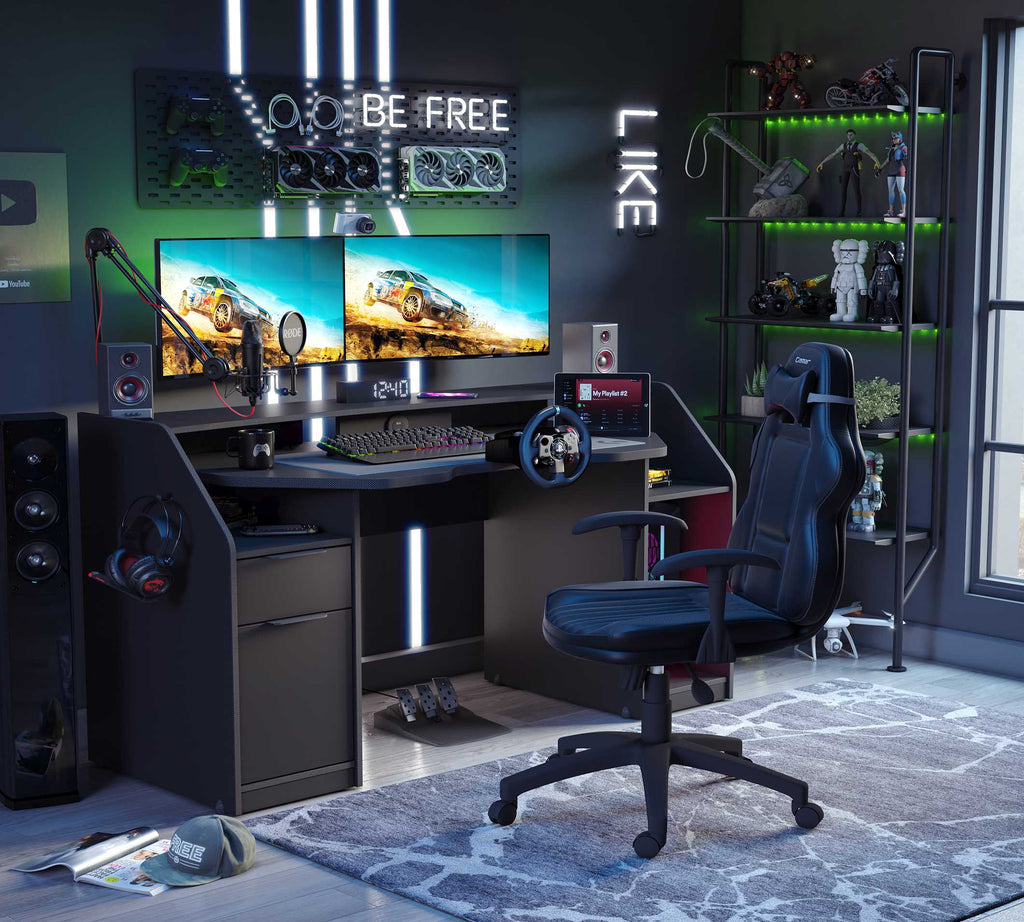 Tavolinë Gaming BLACK