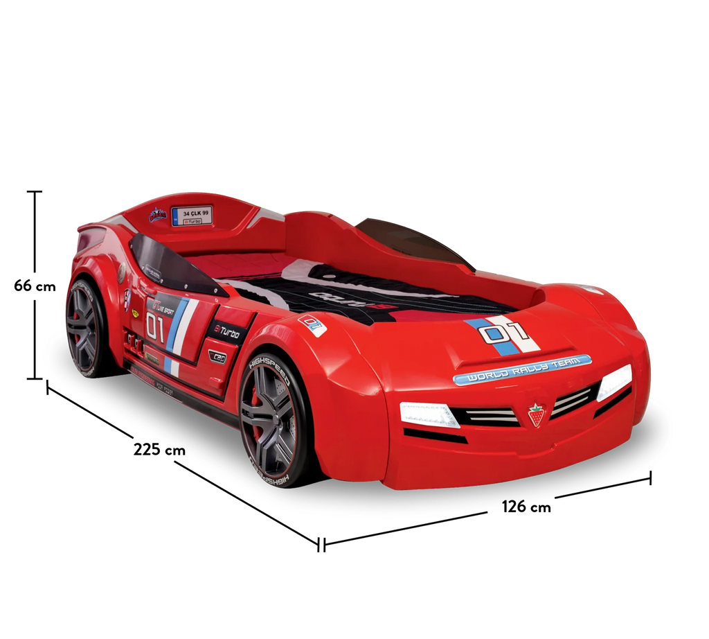 Biturbo Car Bed (Red)