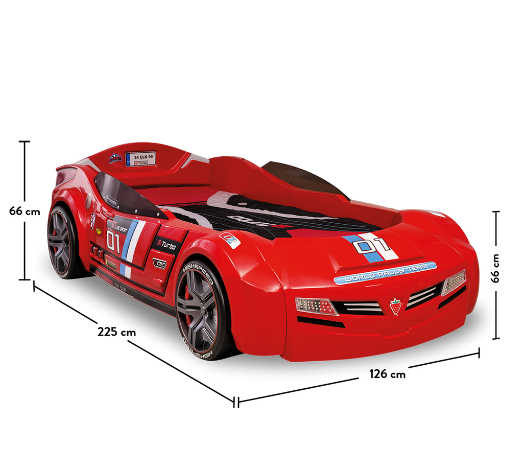 Biturbo Car Bed (Red)