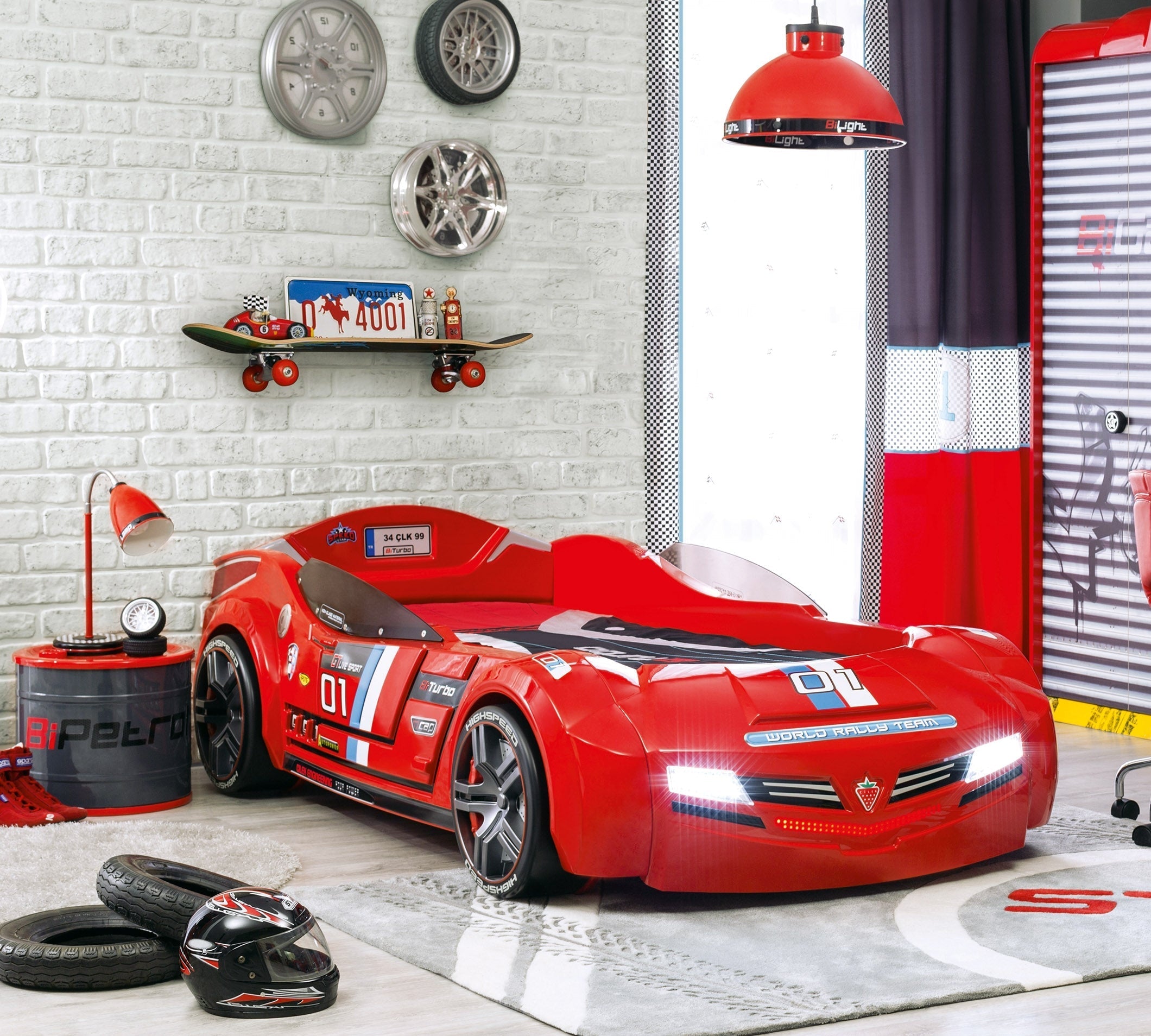Biturbo Car Bed (Red)