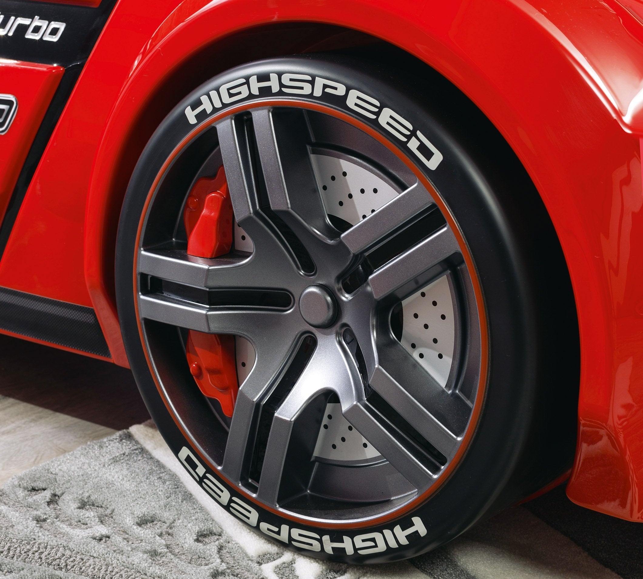 Biturbo Car Bed (Red)
