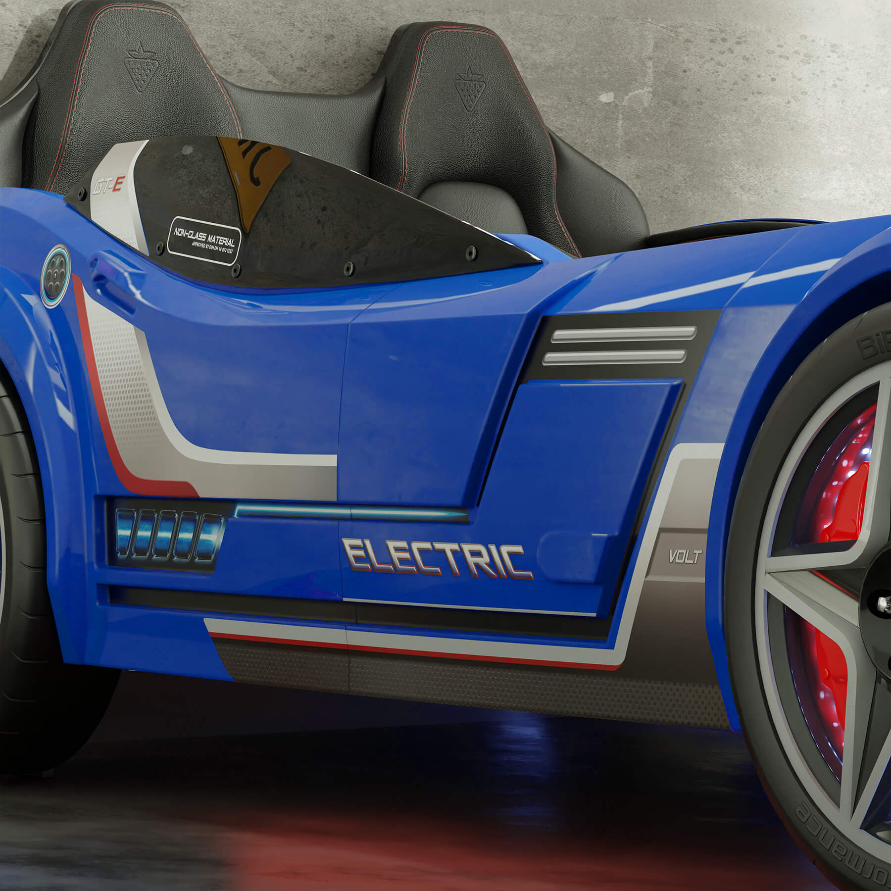 GTS Car Beds (Blu) (99x191 cm)