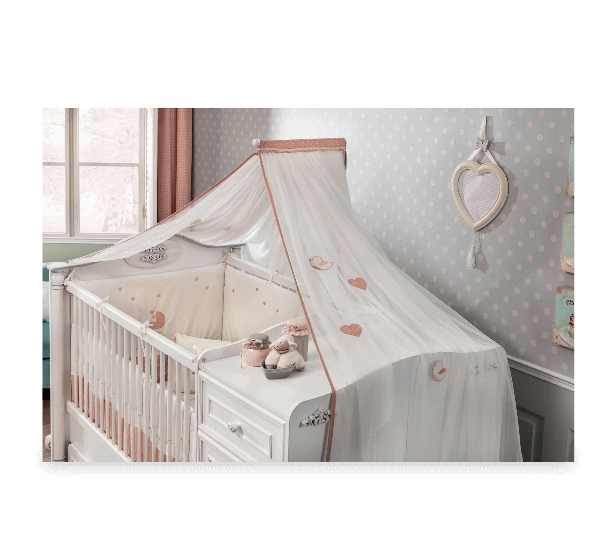 Romantic Baby Perde Shtrati