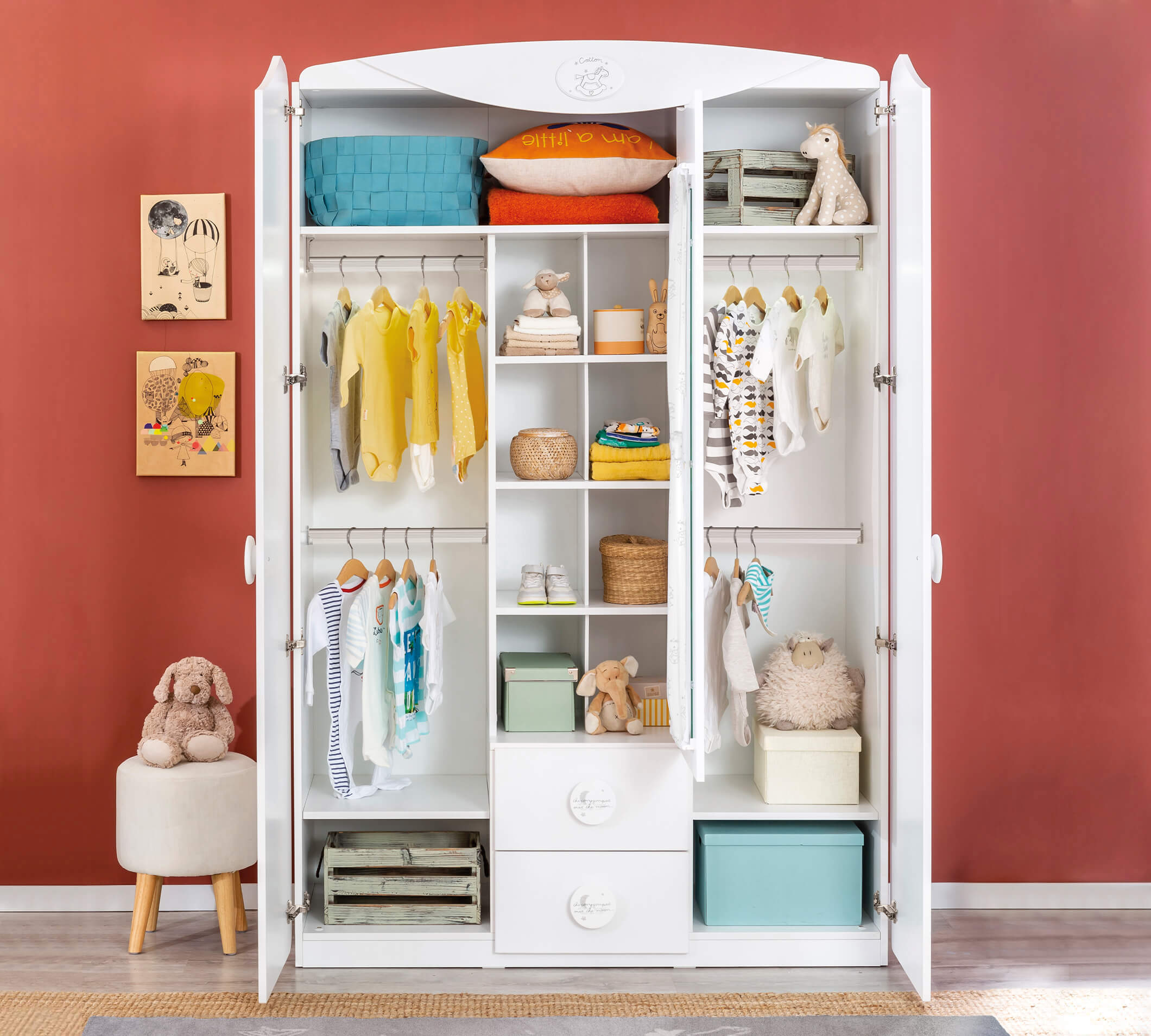 Baby Cotton Dollap 3 Dyer me dritare (pencere)