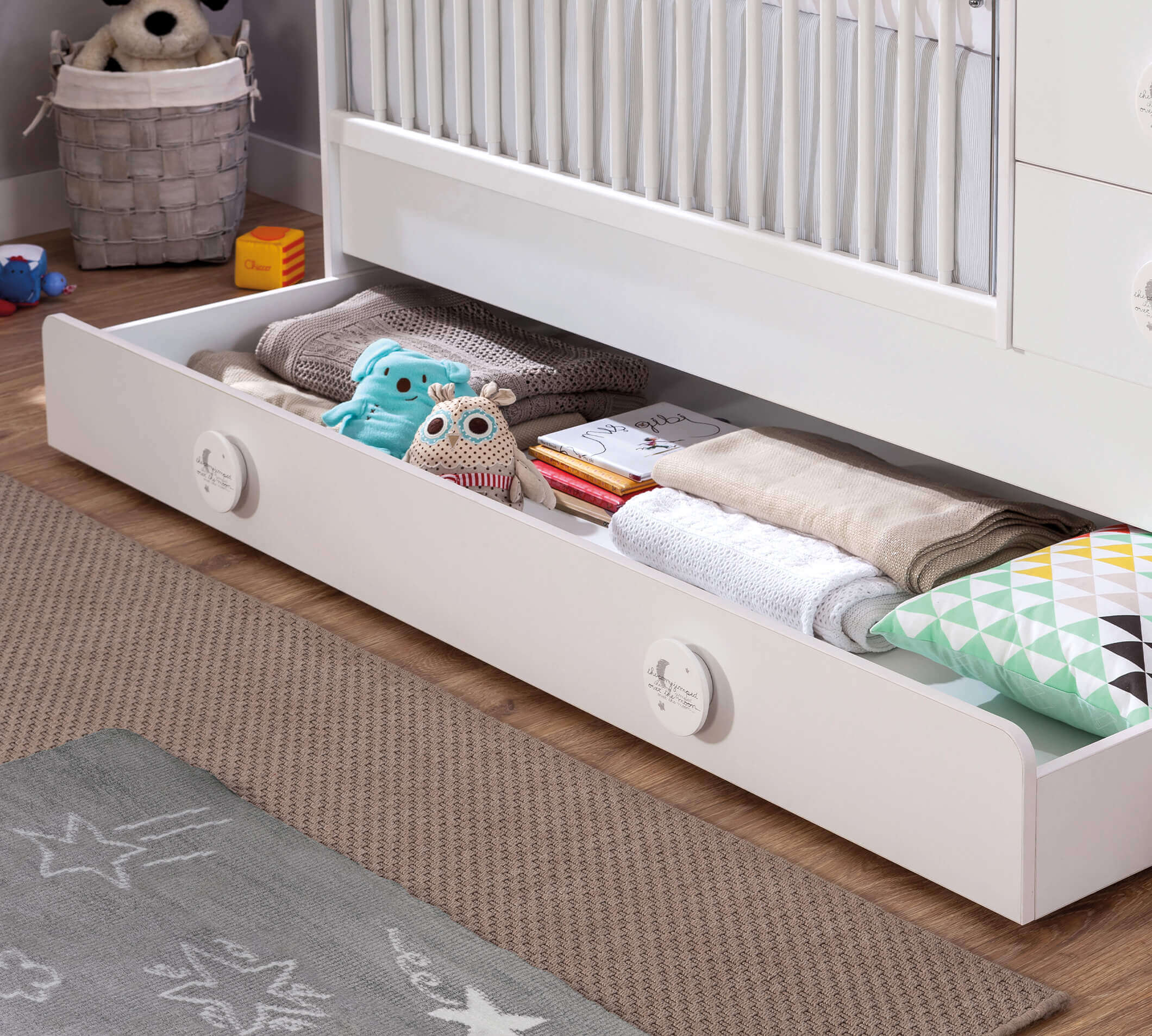 BABY COTTON SL Shtrat Fëmijësh që rritet (+ Shtrati i prindërve) (80x180 cm)