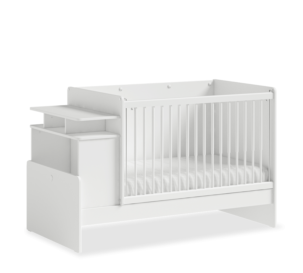 BABY COTTON Shtrat Fëmijësh që rritet + Tavolinë pune (70x115-70x145 cm)