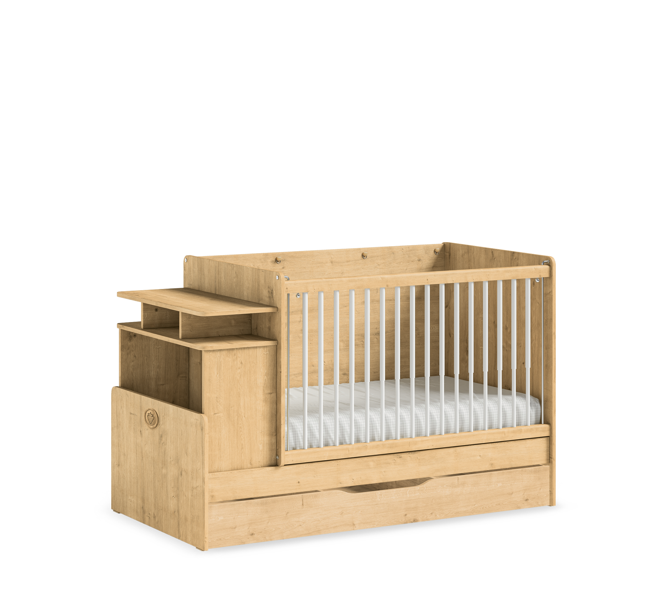 MOCHA BABY BED Fijokë poshtë Shtratit (70x145 cm)