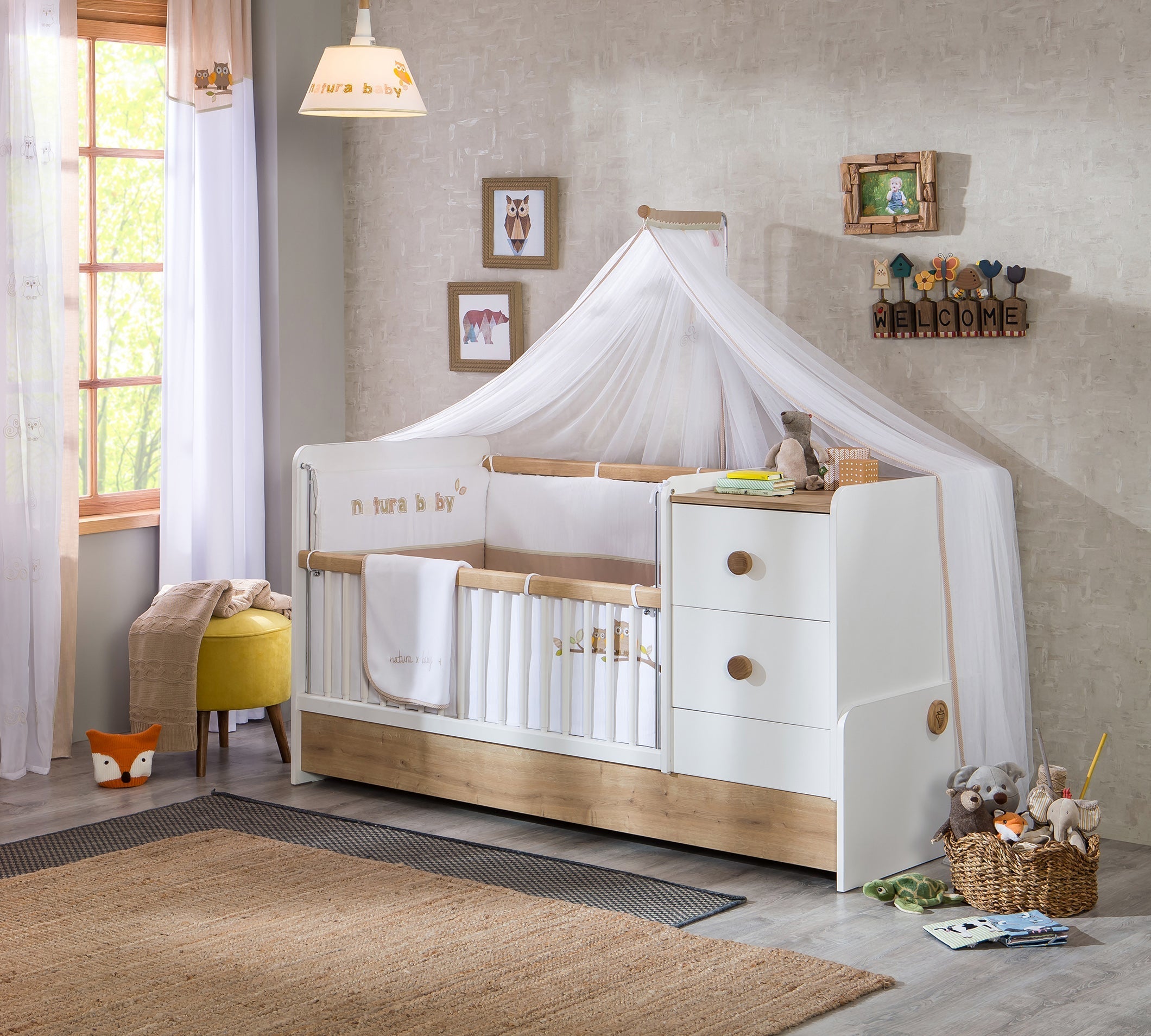 NATURA BABY ST Shtrat Fëmijësh që rritet (75x160 cm)