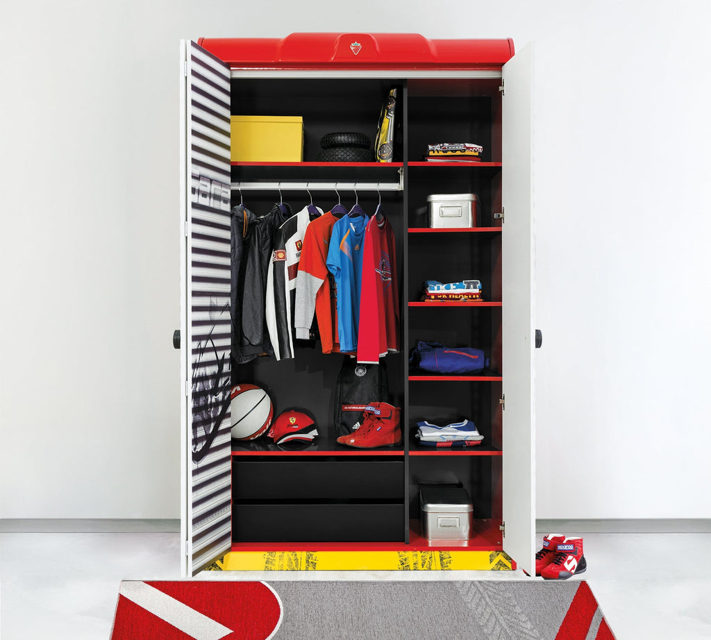 CHAMPION RACER Wardrobe with  3 door