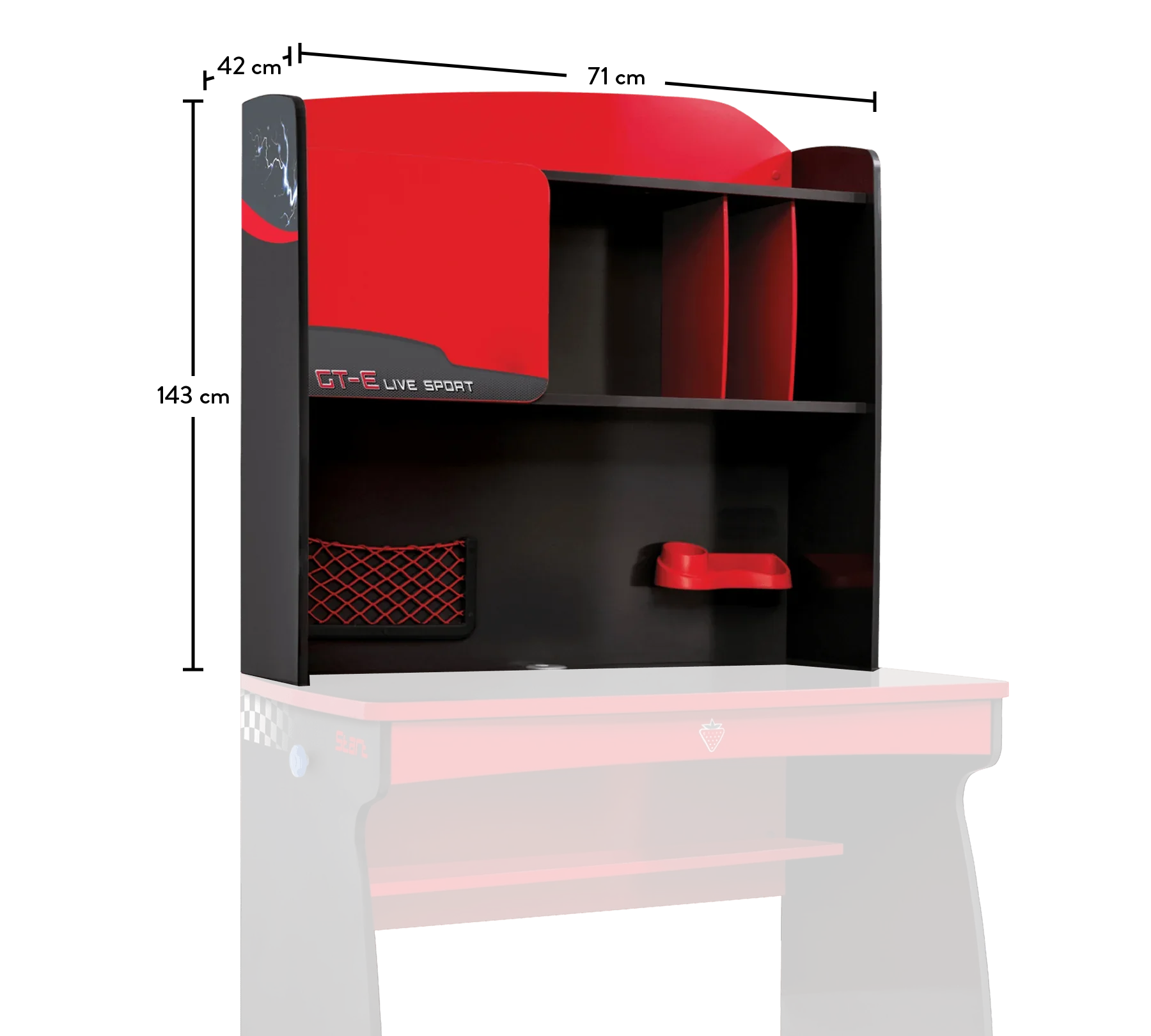 CHAMPION RACER ST Tavolinë pune pjesa e sipërme