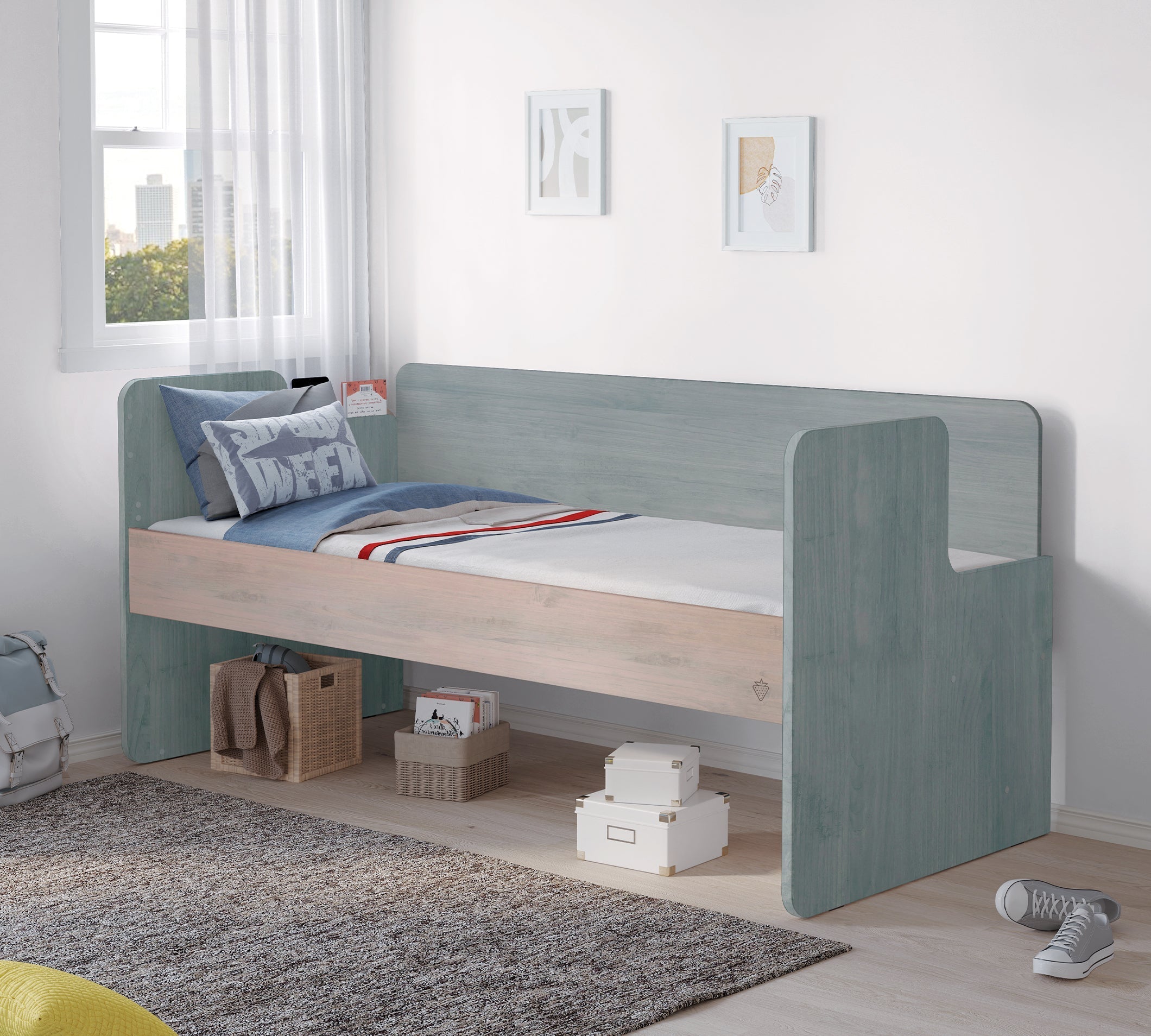 Trio Studio shtrat i sipërm (90x200 cm)