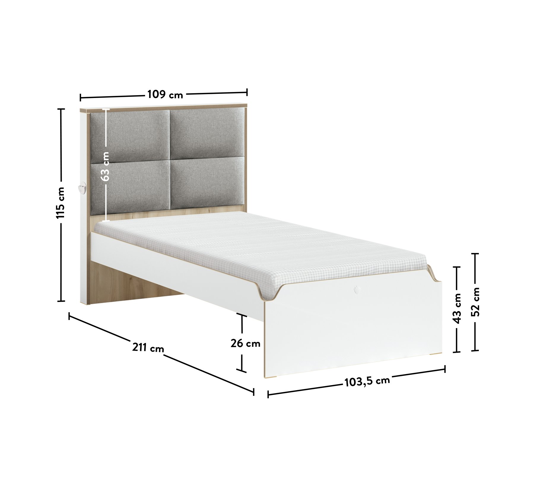 MODERA FABRIC HEADED Shtrat