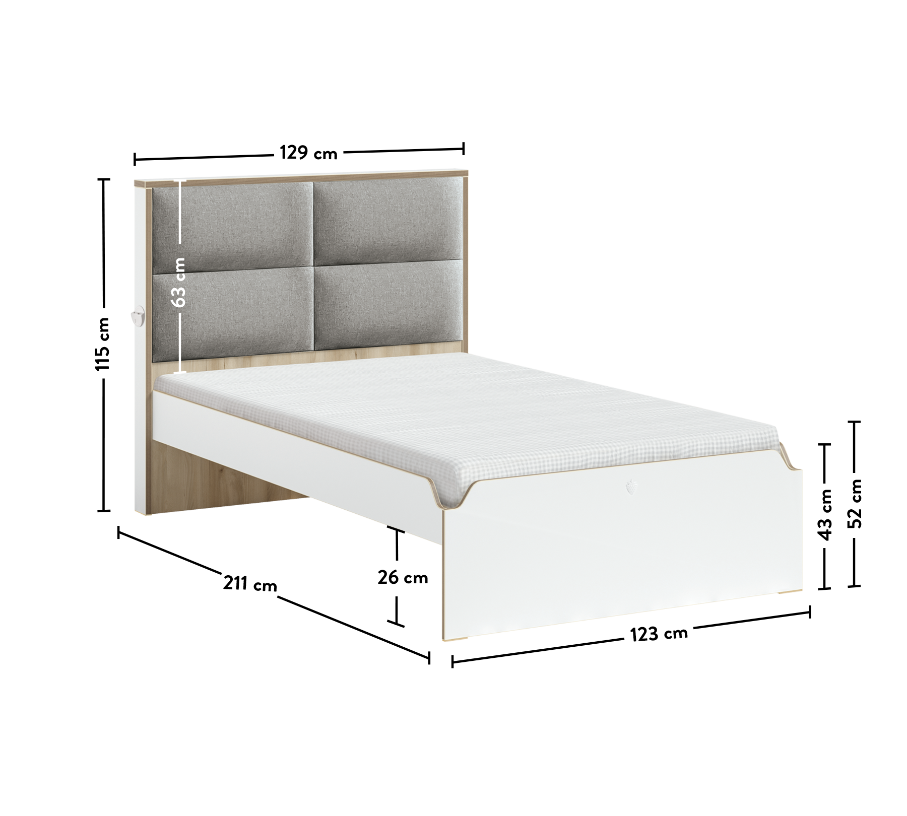 MODERA FABRIC HEADED Shtrat