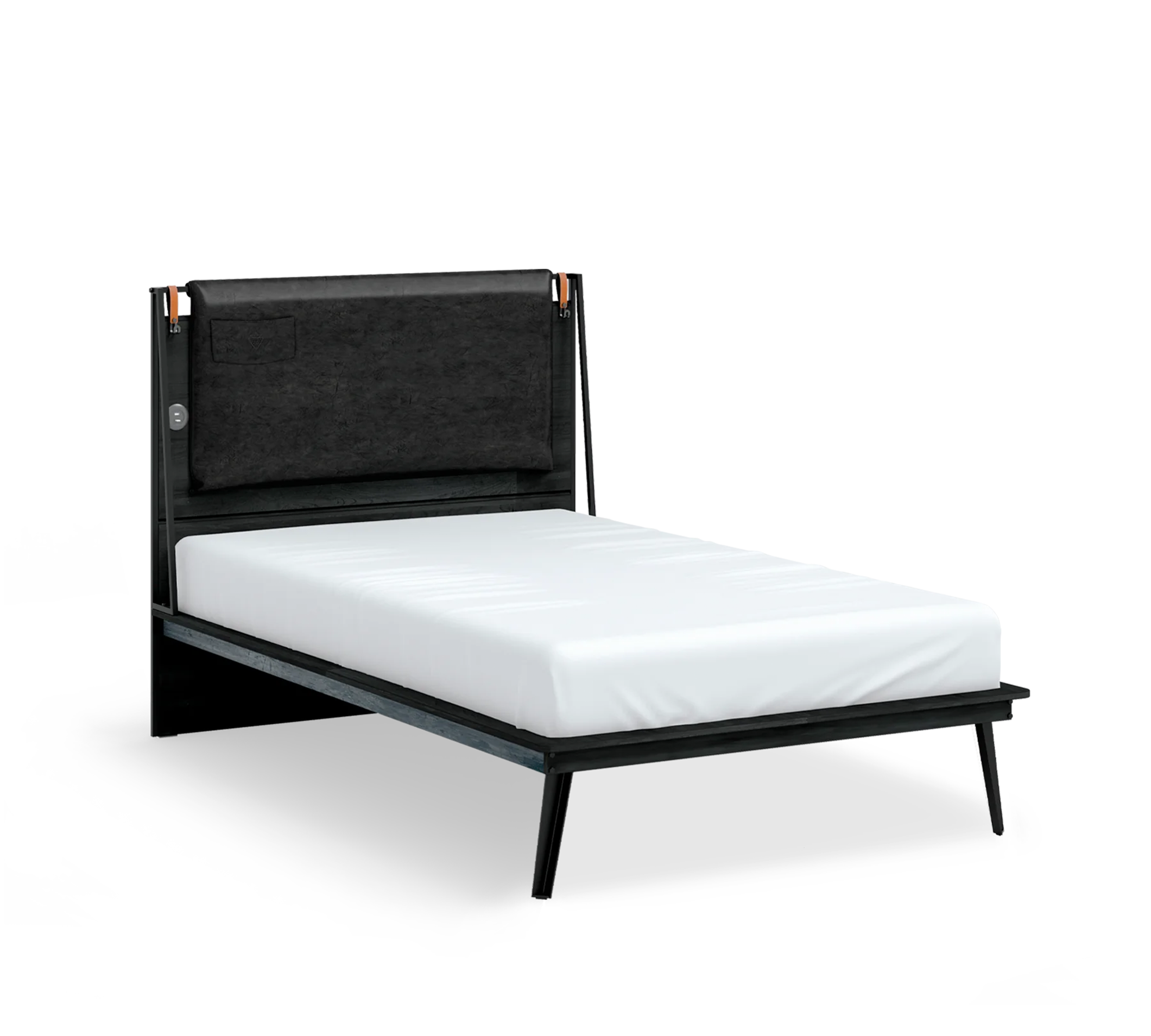 Dark Metal Line Kokë shtrati (120 cm)