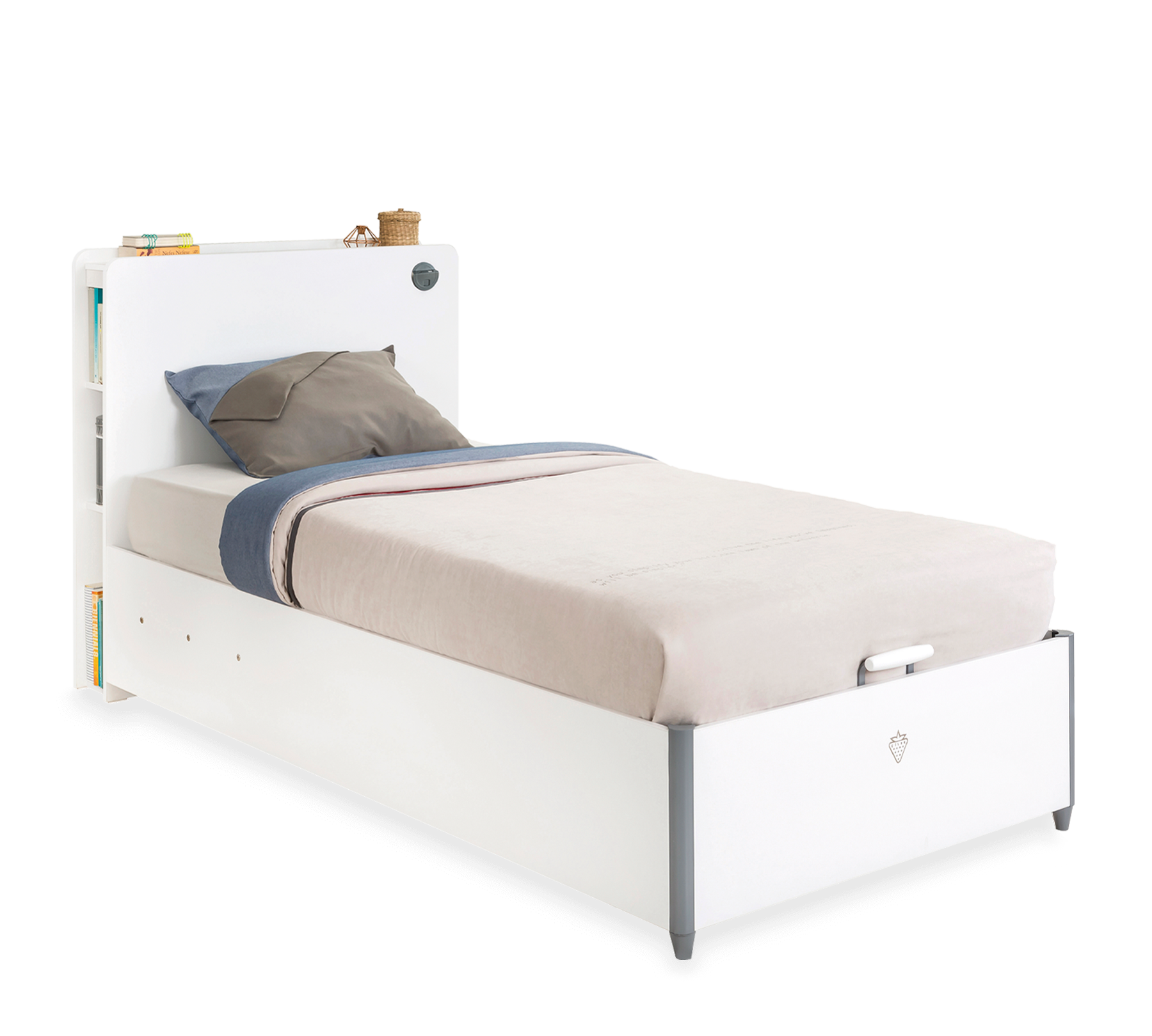 White Shtrat me Depo (100x200 cm)
