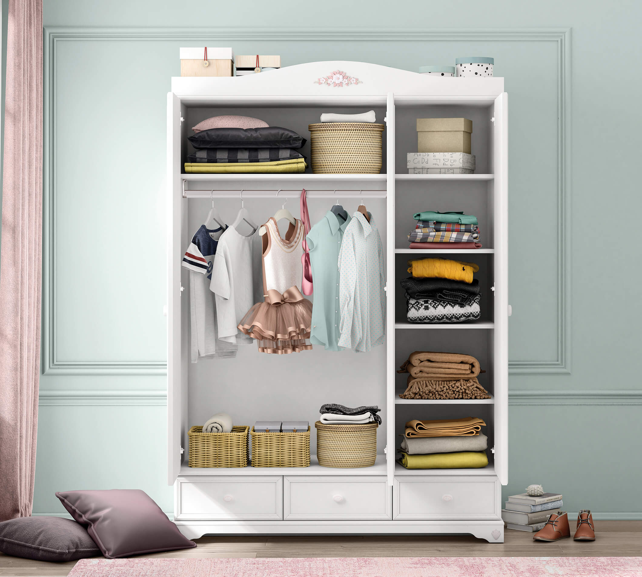 Rustic White Dollap 3 Dyer
