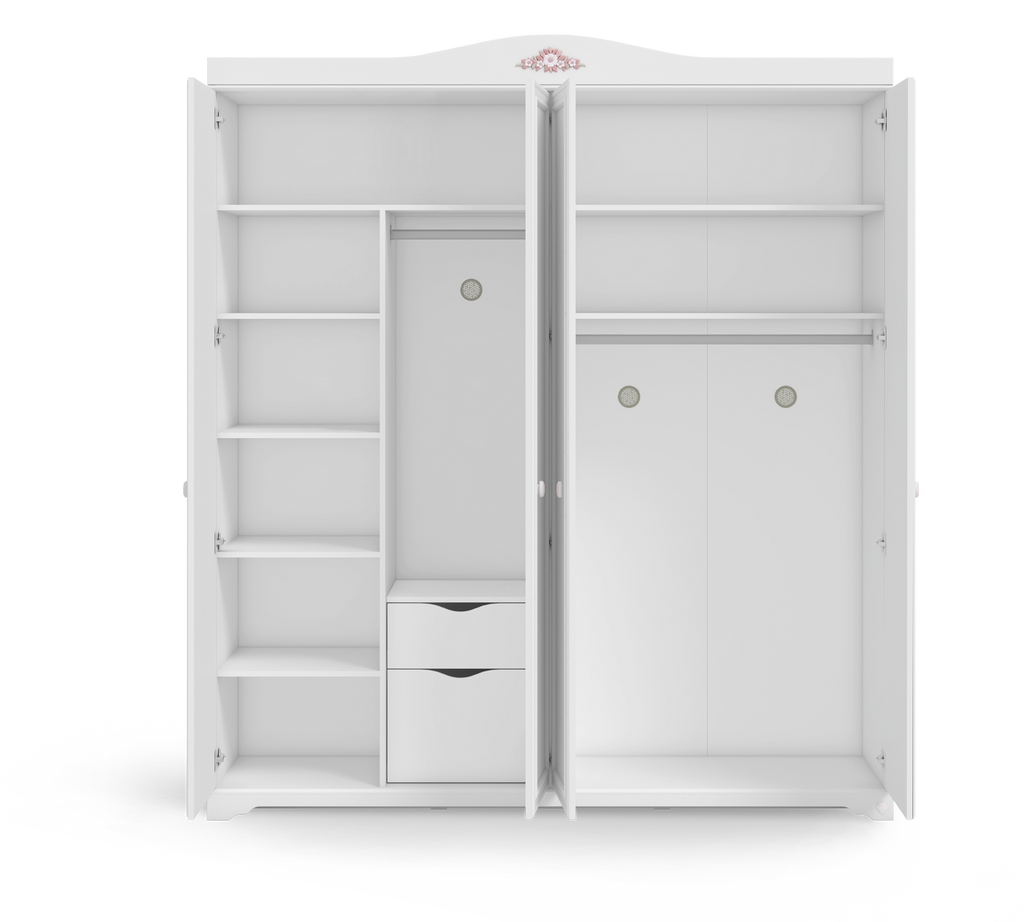 RUSTIC WHITE Dollap me 4 dyer