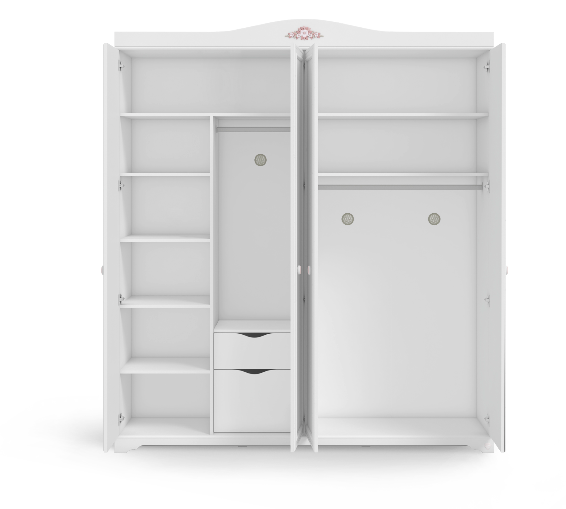 RUSTIC WHITE Dollap me 4 dyer