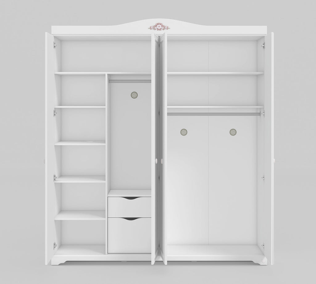 RUSTIC WHITE Dollap me 4 dyer
