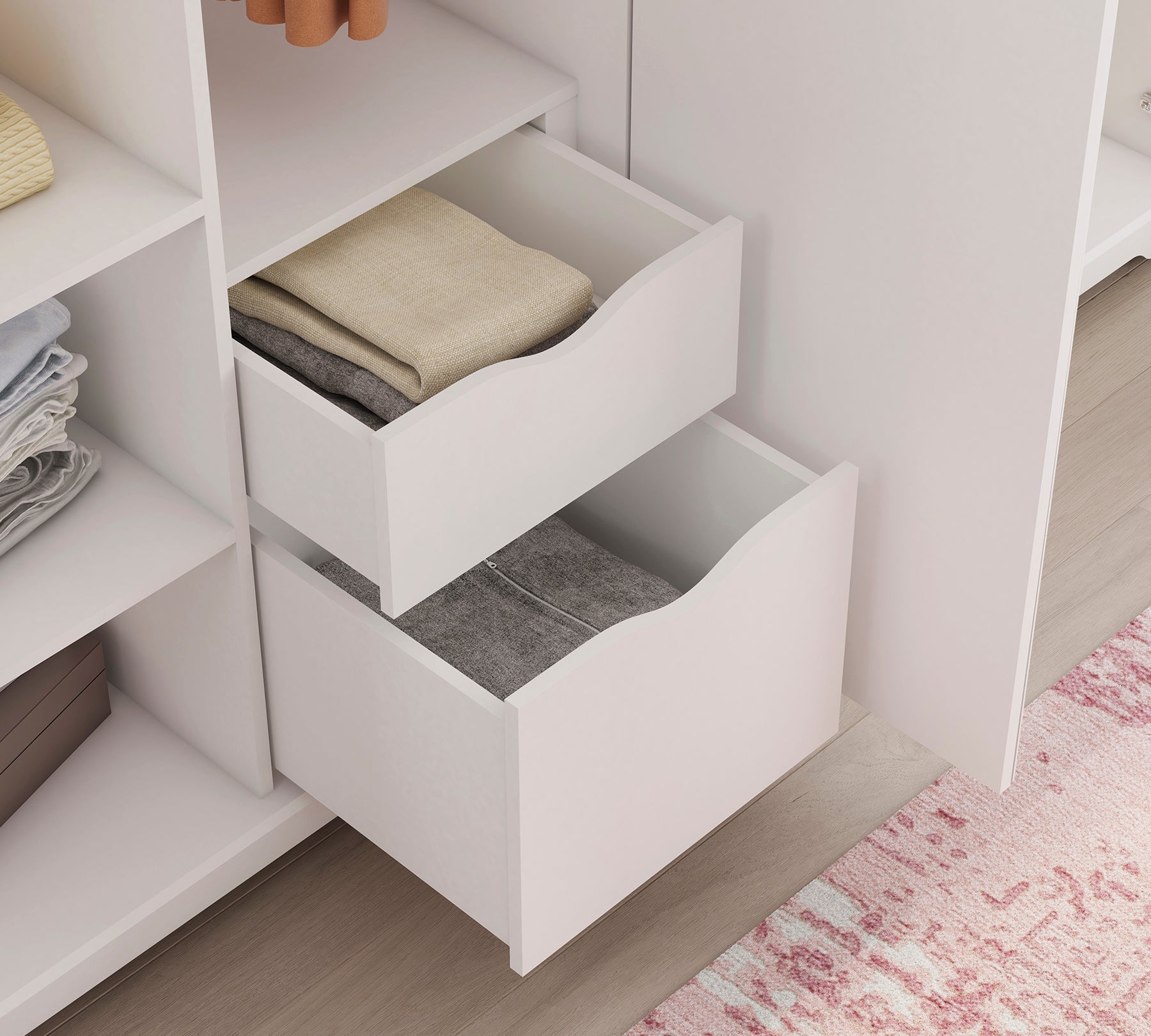 RUSTIC WHITE Dollap me 4 dyer