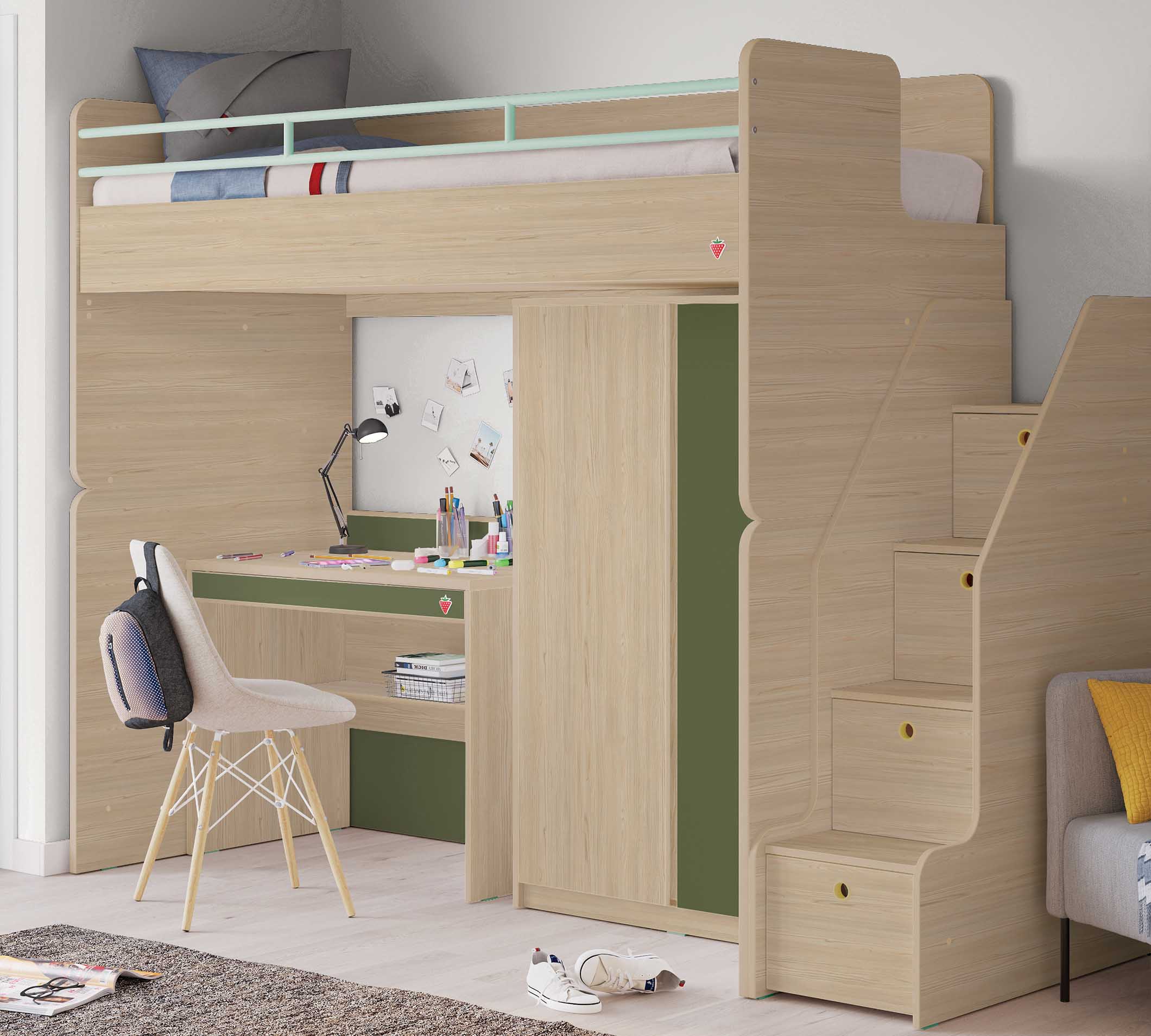 STUDIO NATURAL Kuti(kornizë) e poshtme