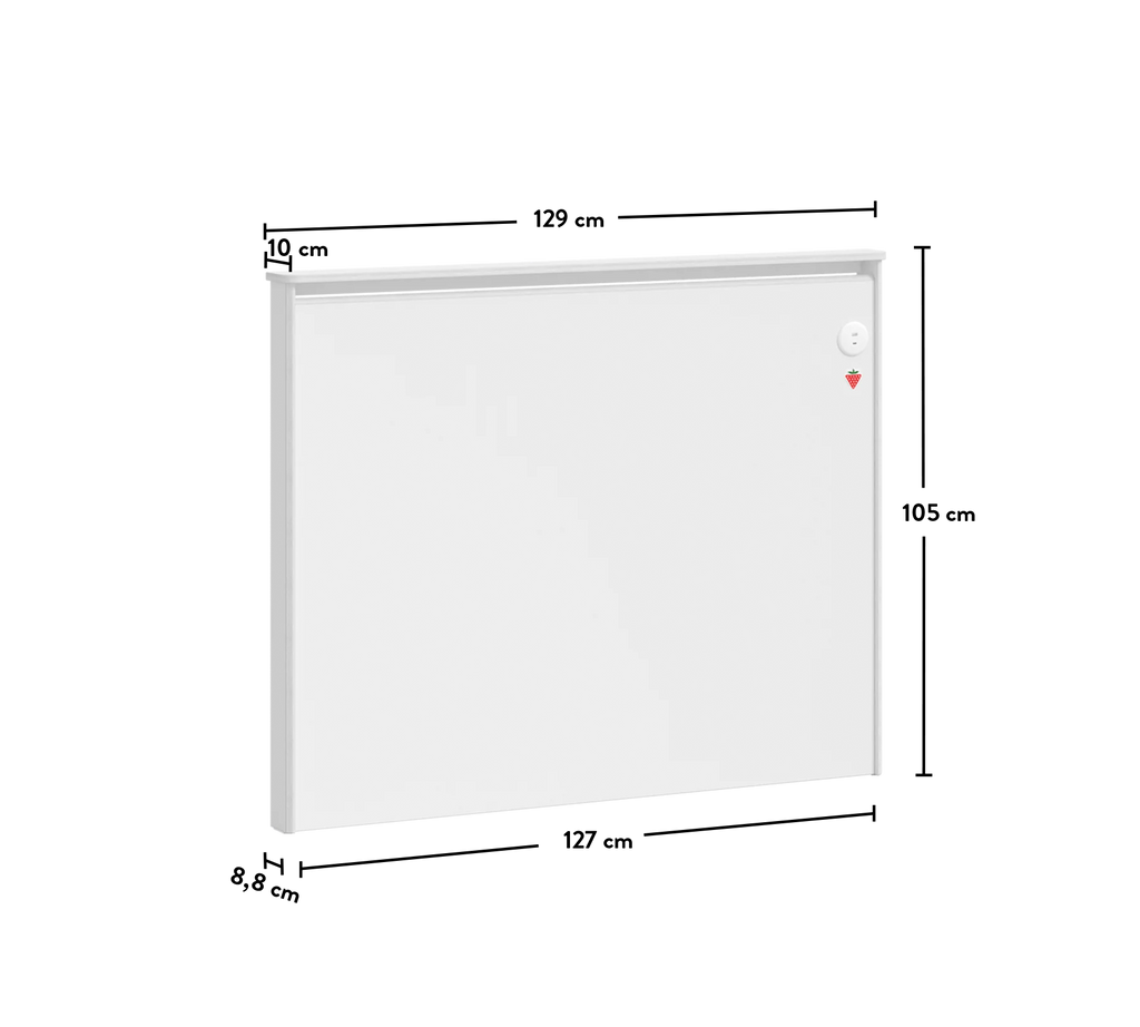 MONTES WHITE Kokë Shtrati e drejtë