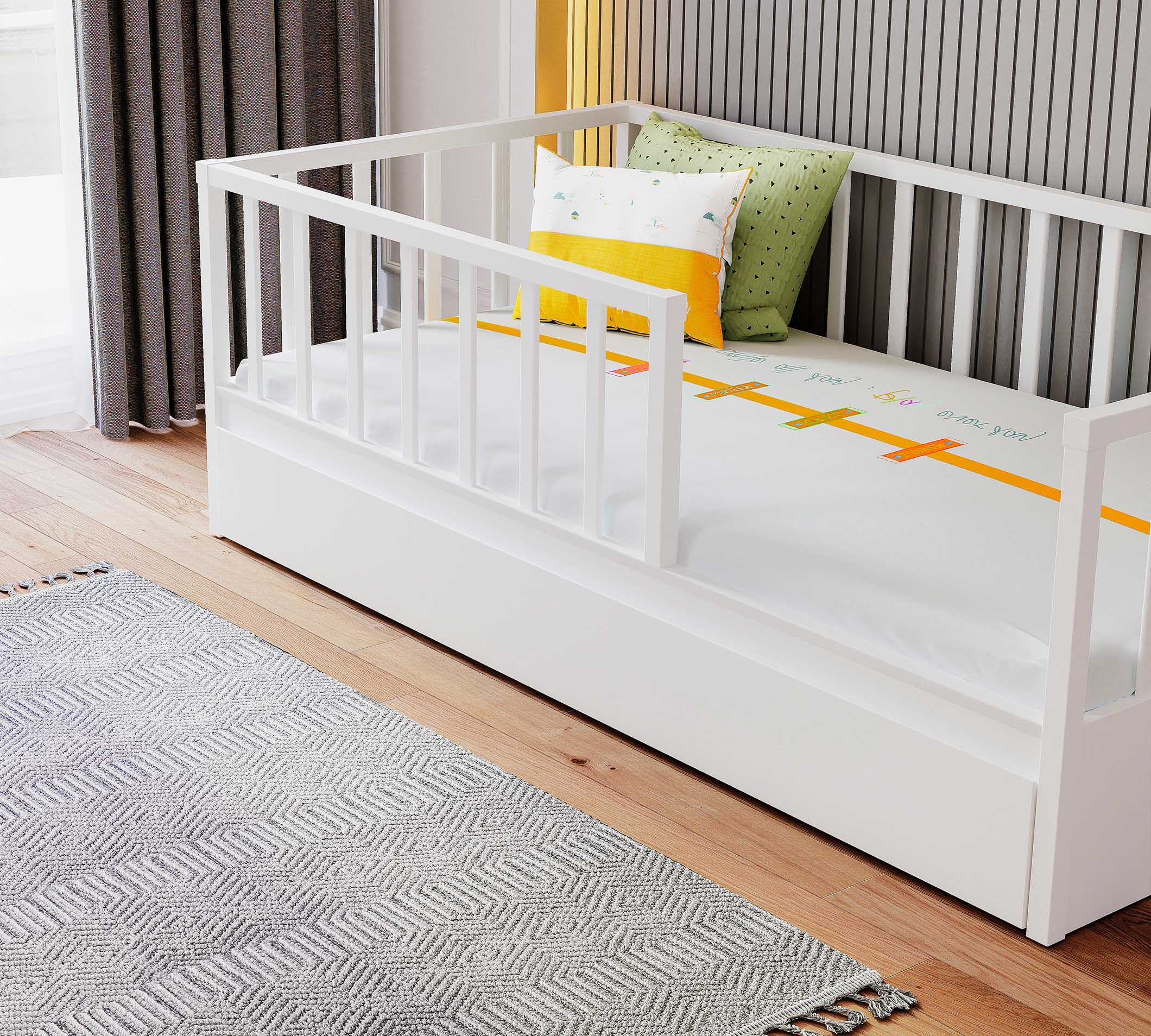 MONTES WHITE NEW Nënshtrat (90x190 cm)