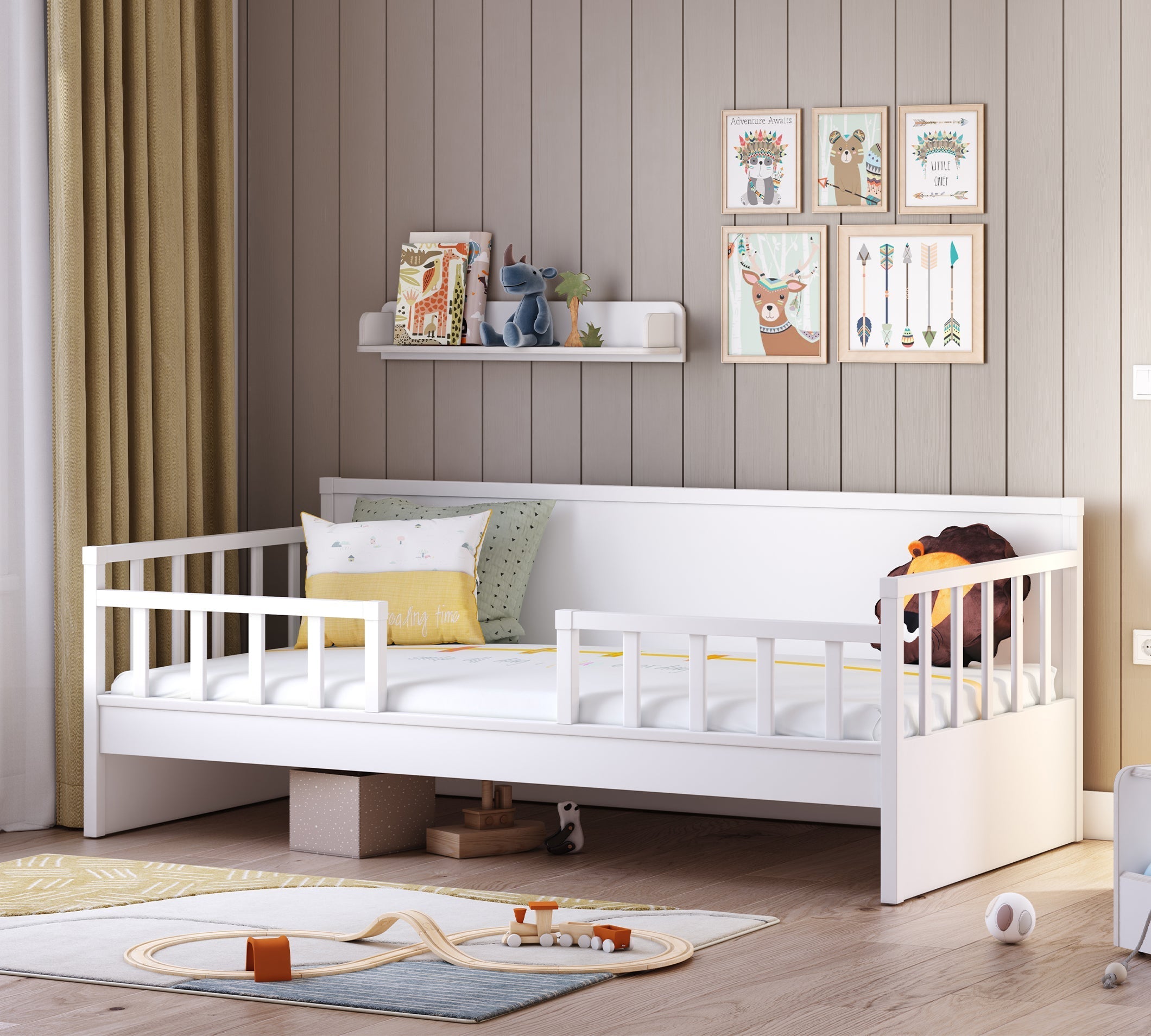 Daybed White Shtrat (100x200 cm)