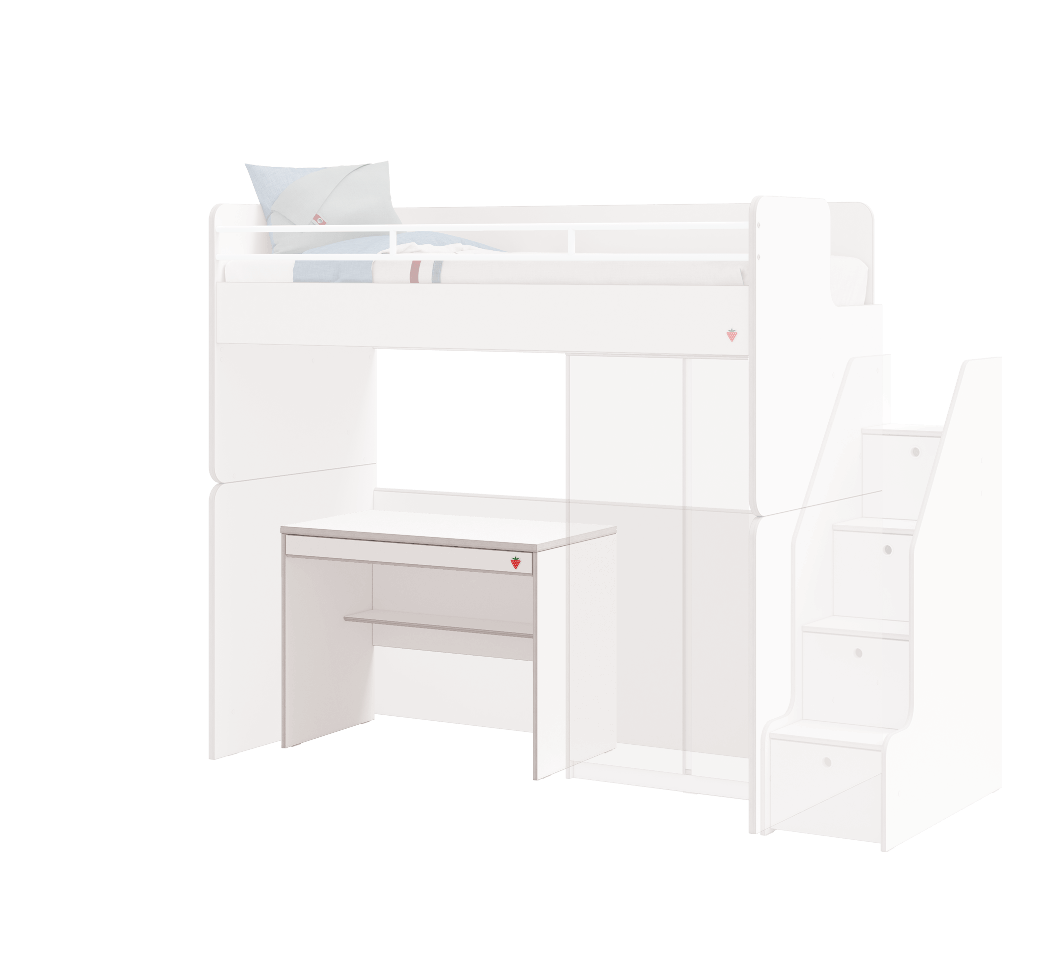 STUDIO Tavolinë pune WHITE