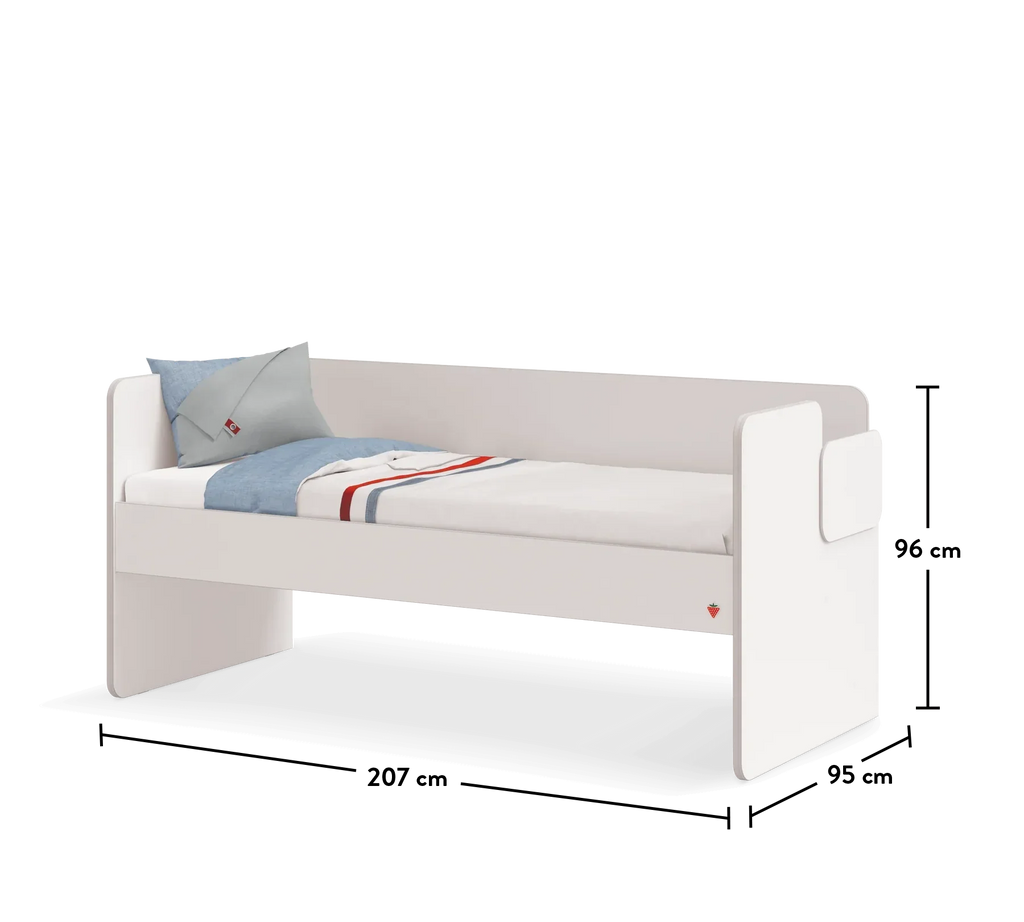 STUDIO WHITE Shtrat i Sipërm (90x200 cm)
