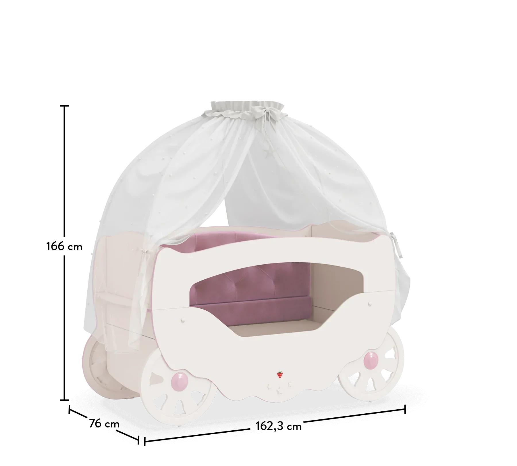 Prenses Shtrat për Bebe (70x130 cm)