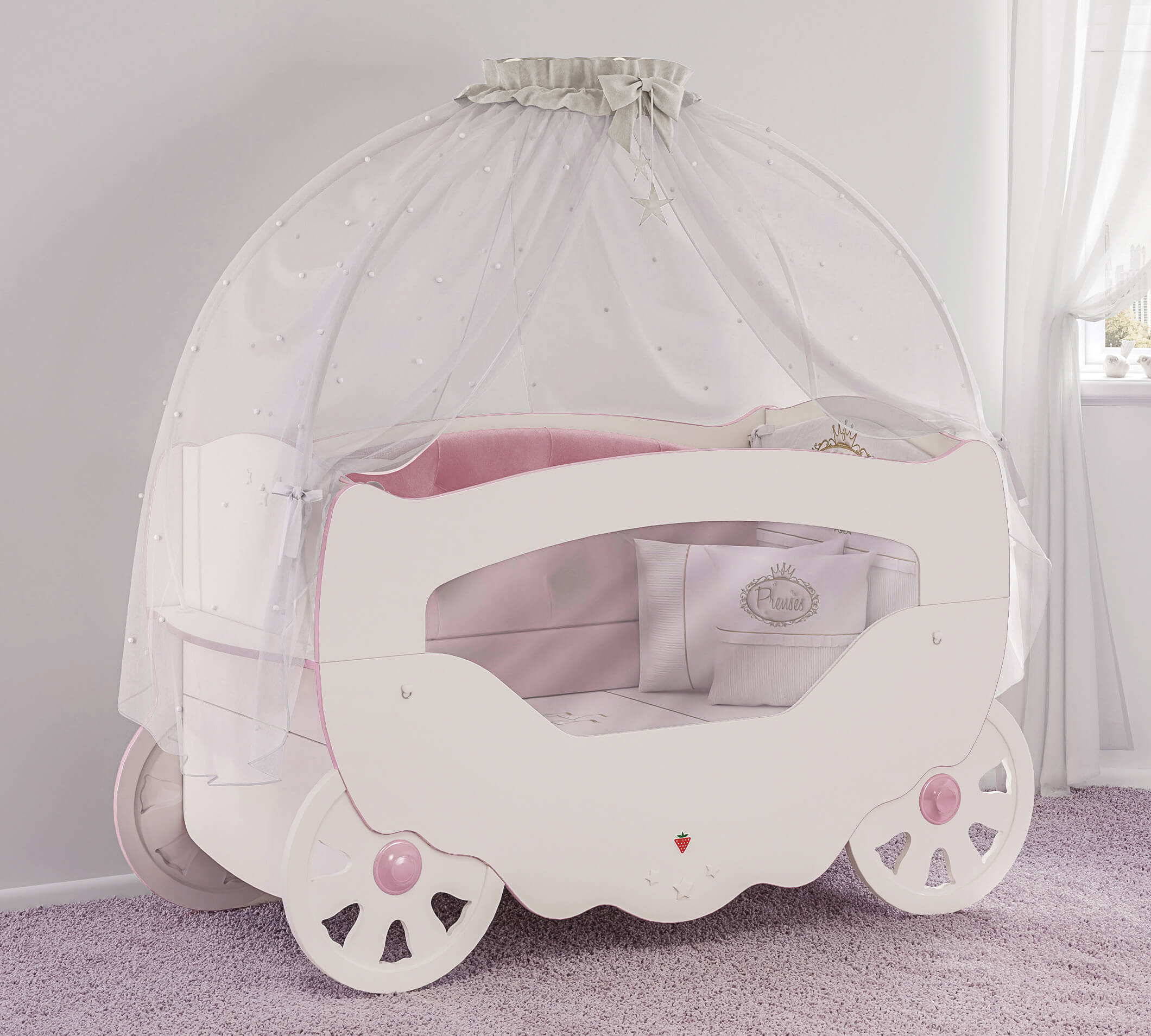 Prenses Shtrat për Bebe (70x130 cm)