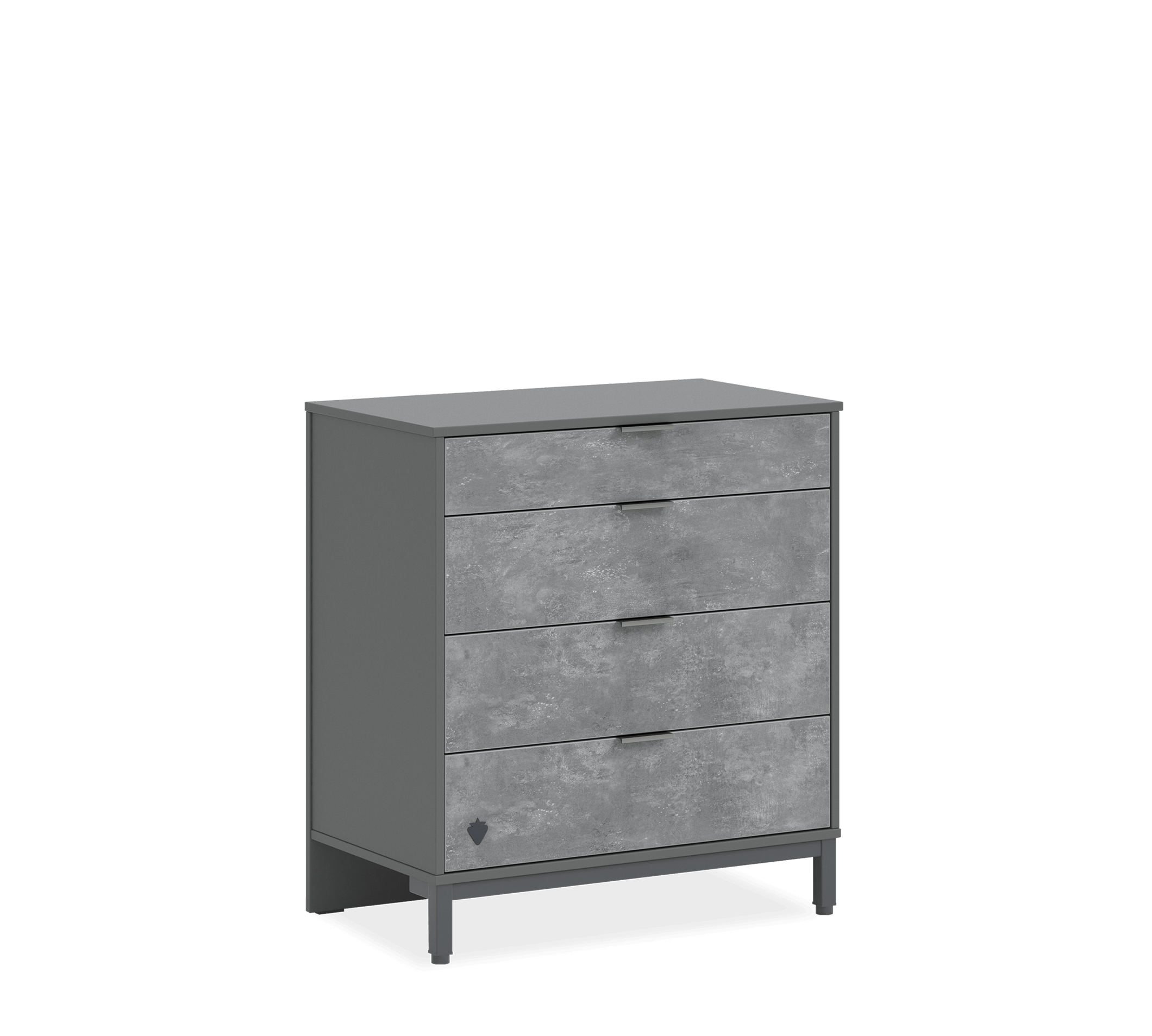 Space Gray Komodë me Fijoka