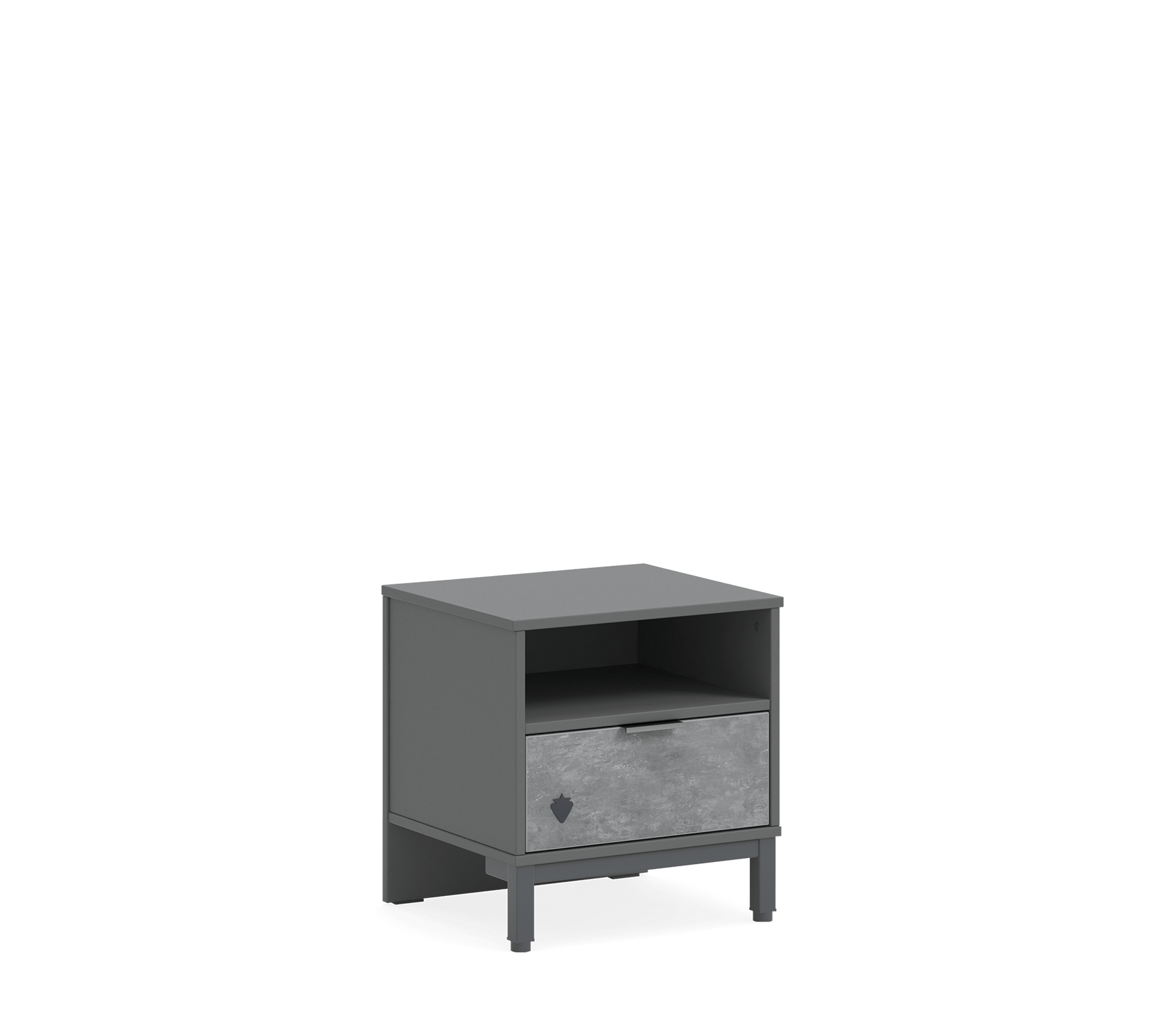 Space Gray Komodinë