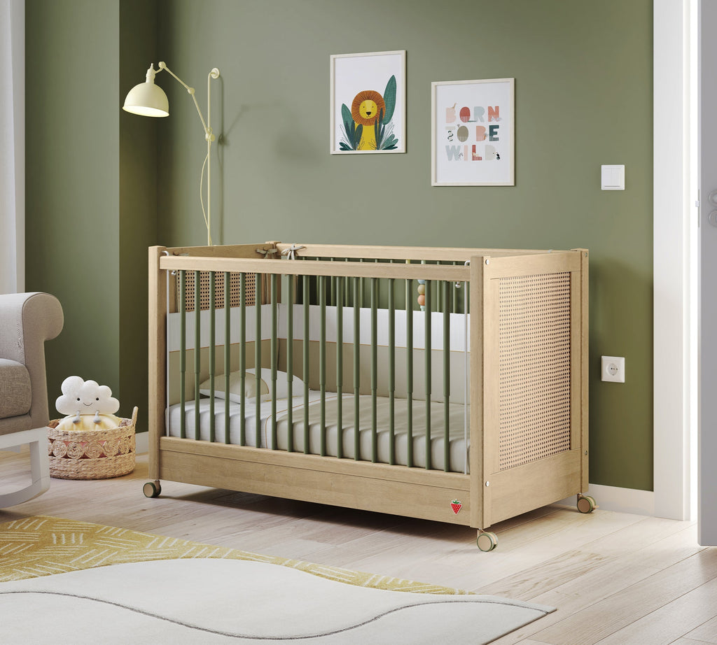 Loof Baby Tekerlekli Shtrati i bebit (Anne Yanı Olabilen) (60x120 cm)