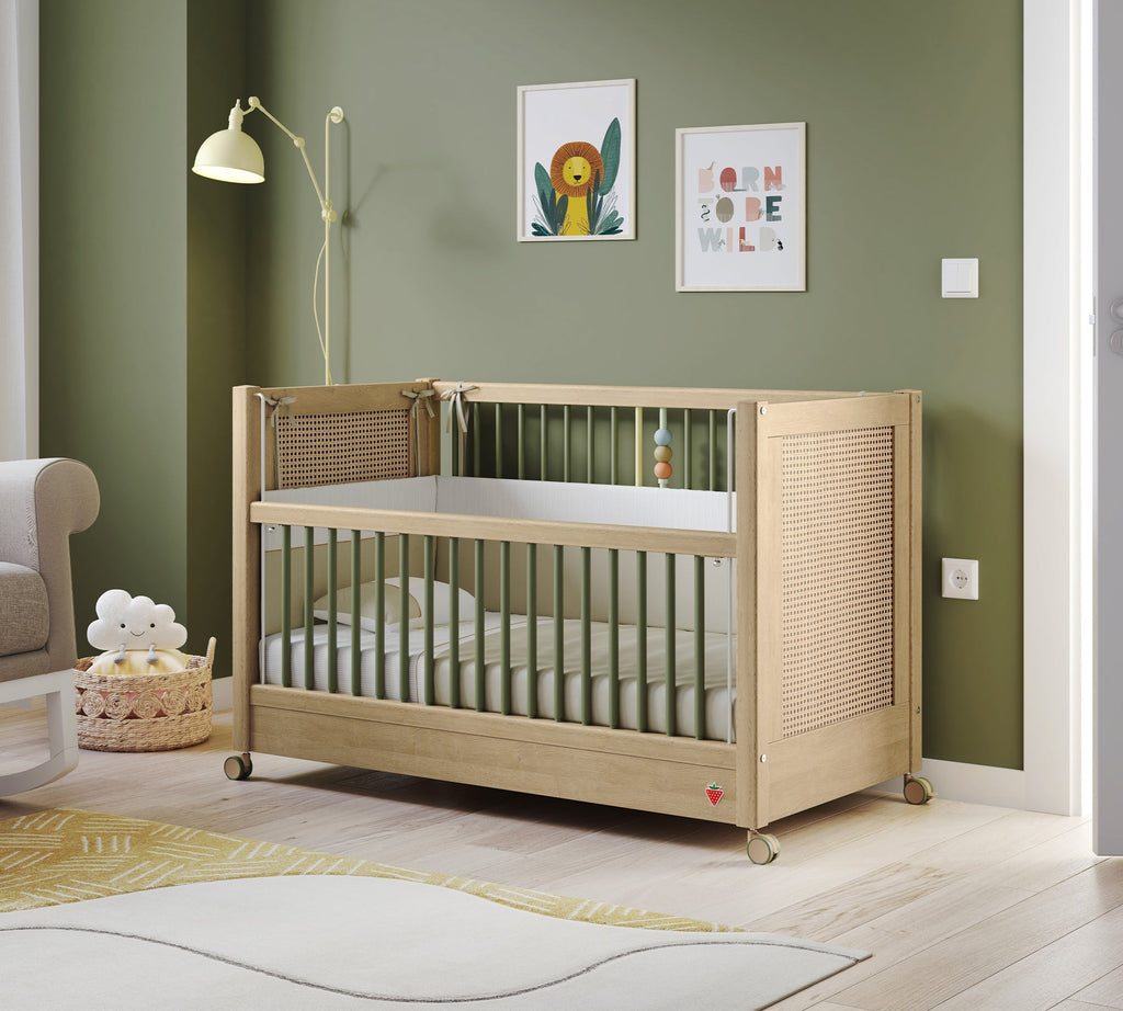 Loof Baby Tekerlekli Shtrati i bebit (Anne Yanı Olabilen) (60x120 cm)
