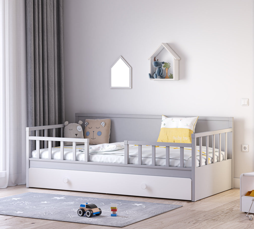 Daybed Gri Shtrat me fijoke (_Nënshtrata) (100x200 cm)