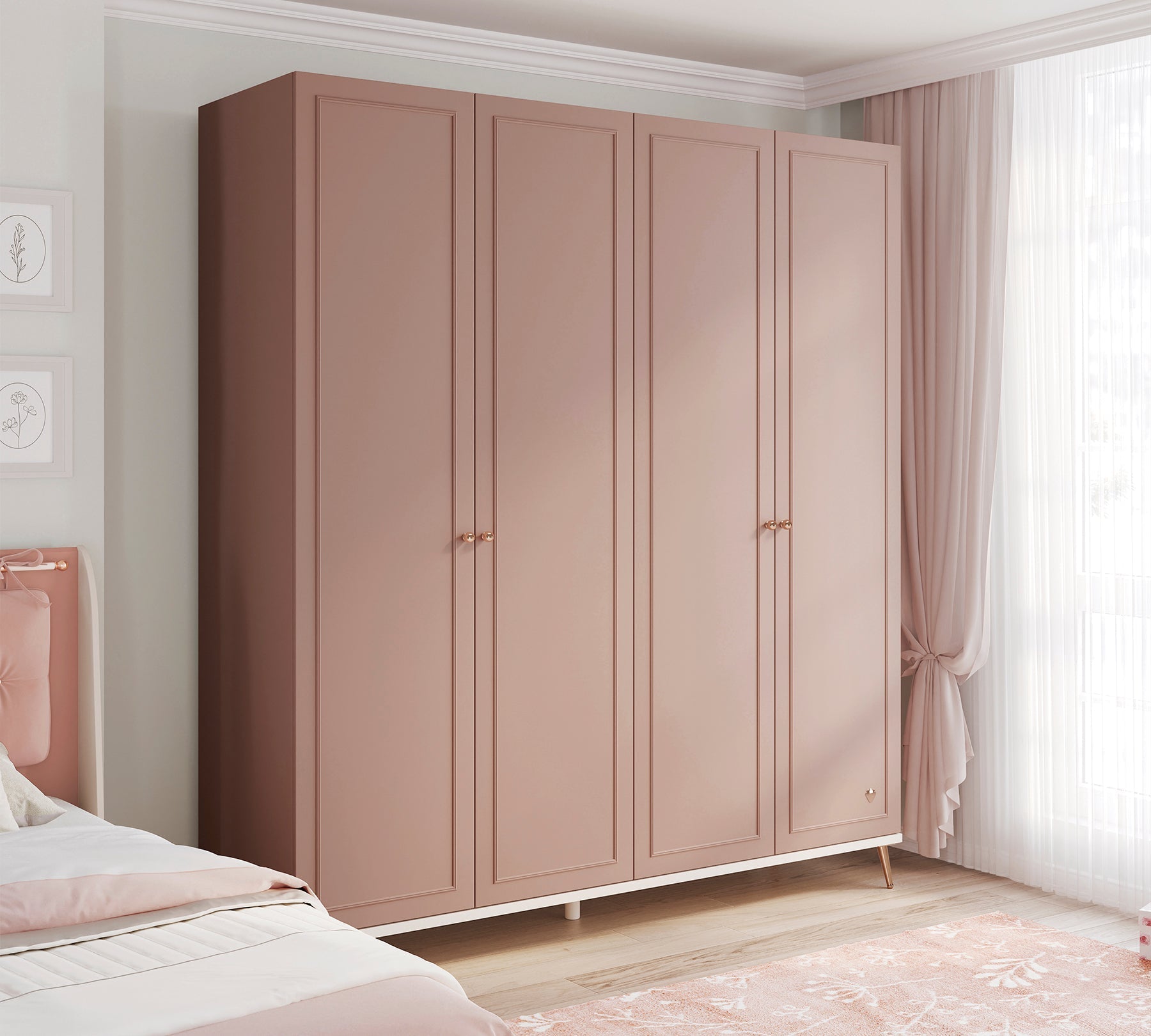 ELEGANCE Dollap me 4 dyer