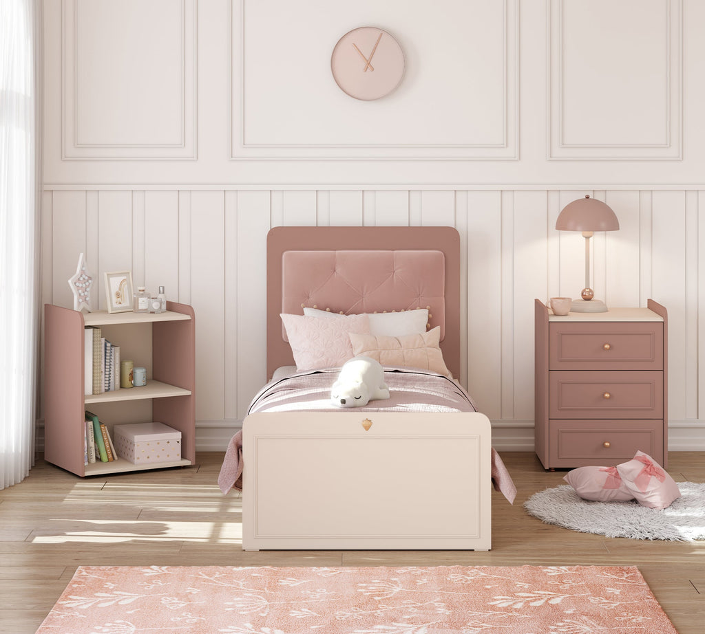 Baby Elegance Shtrat i bebave qe shendrrohet me nenshtrat per prindin (80x180 cm)