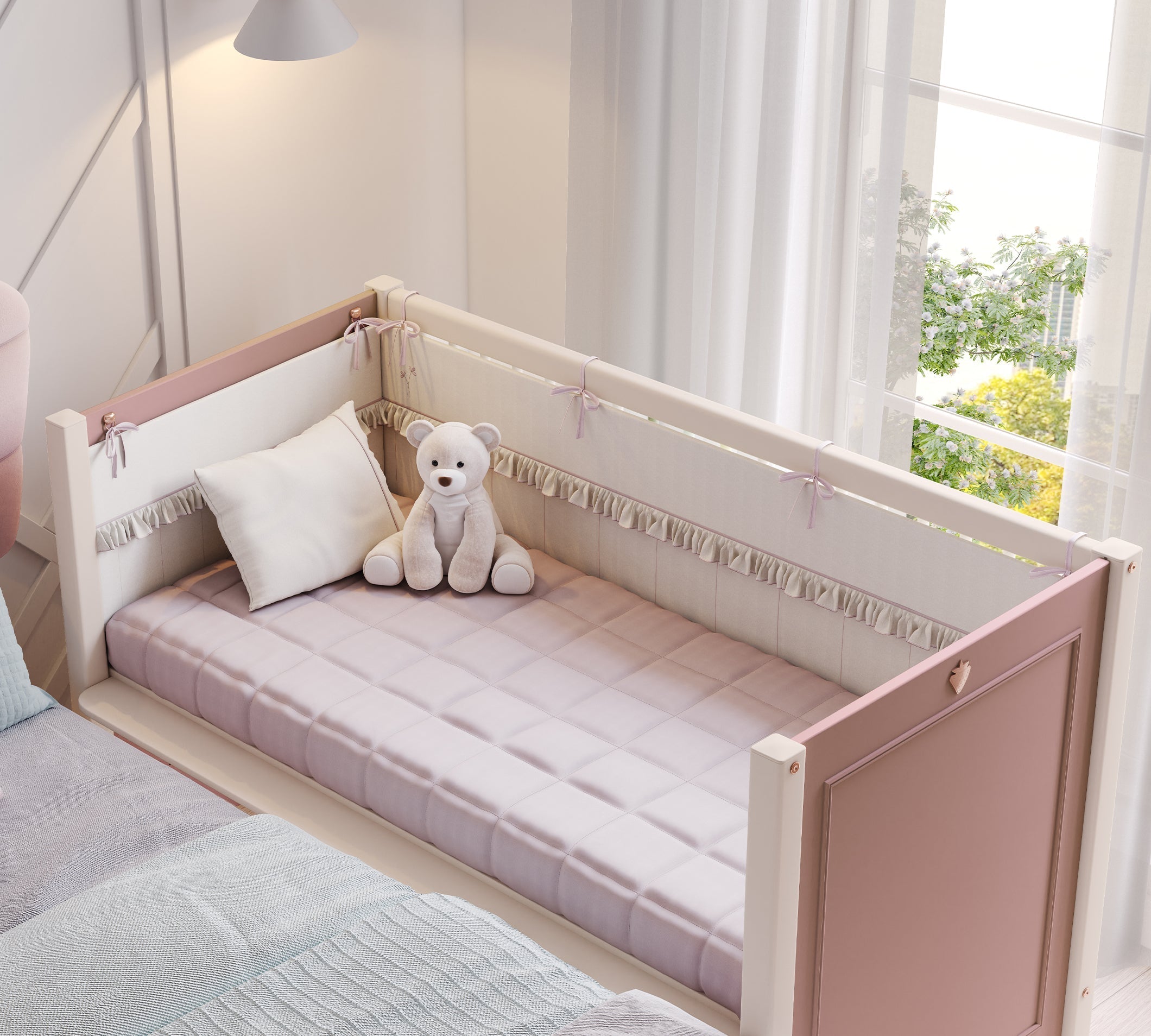 Baby Elegance Shtrati me rrota i bebit (pran shtratit te nenes) (60x120 cm)