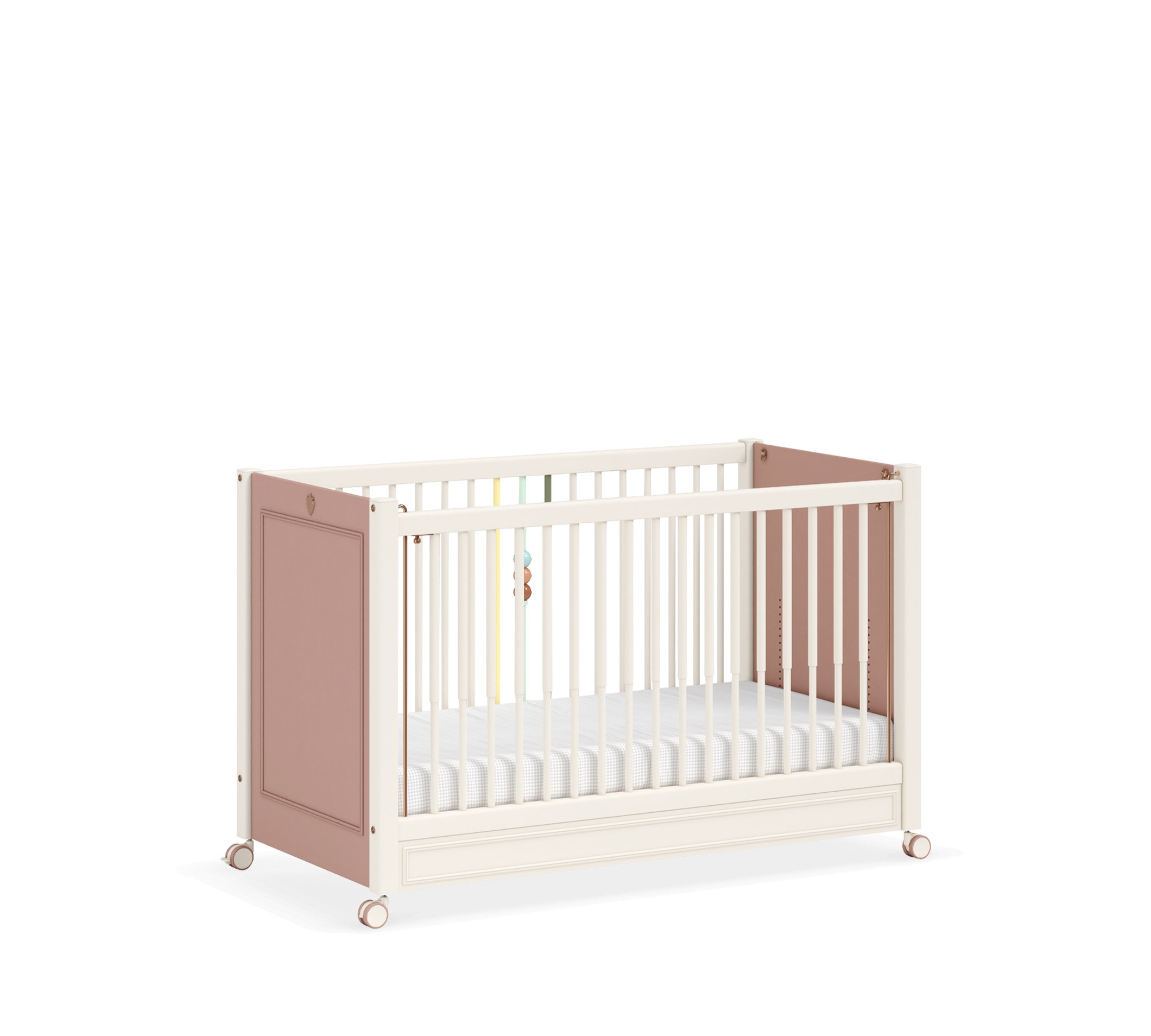 Baby Elegance Shtrati me rrota i bebit (pran shtratit te nenes) (60x120 cm)