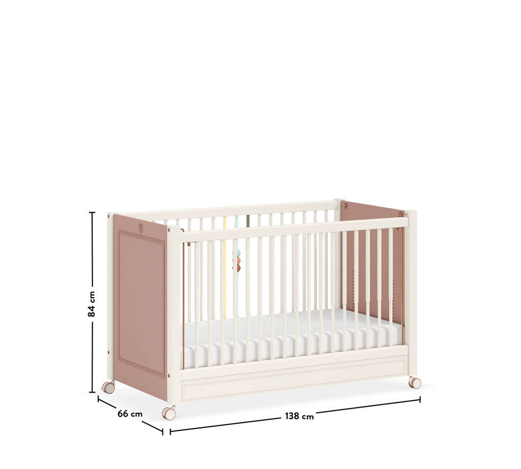Baby Elegance Shtrati me rrota i bebit (pran shtratit te nenes) (60x120 cm)