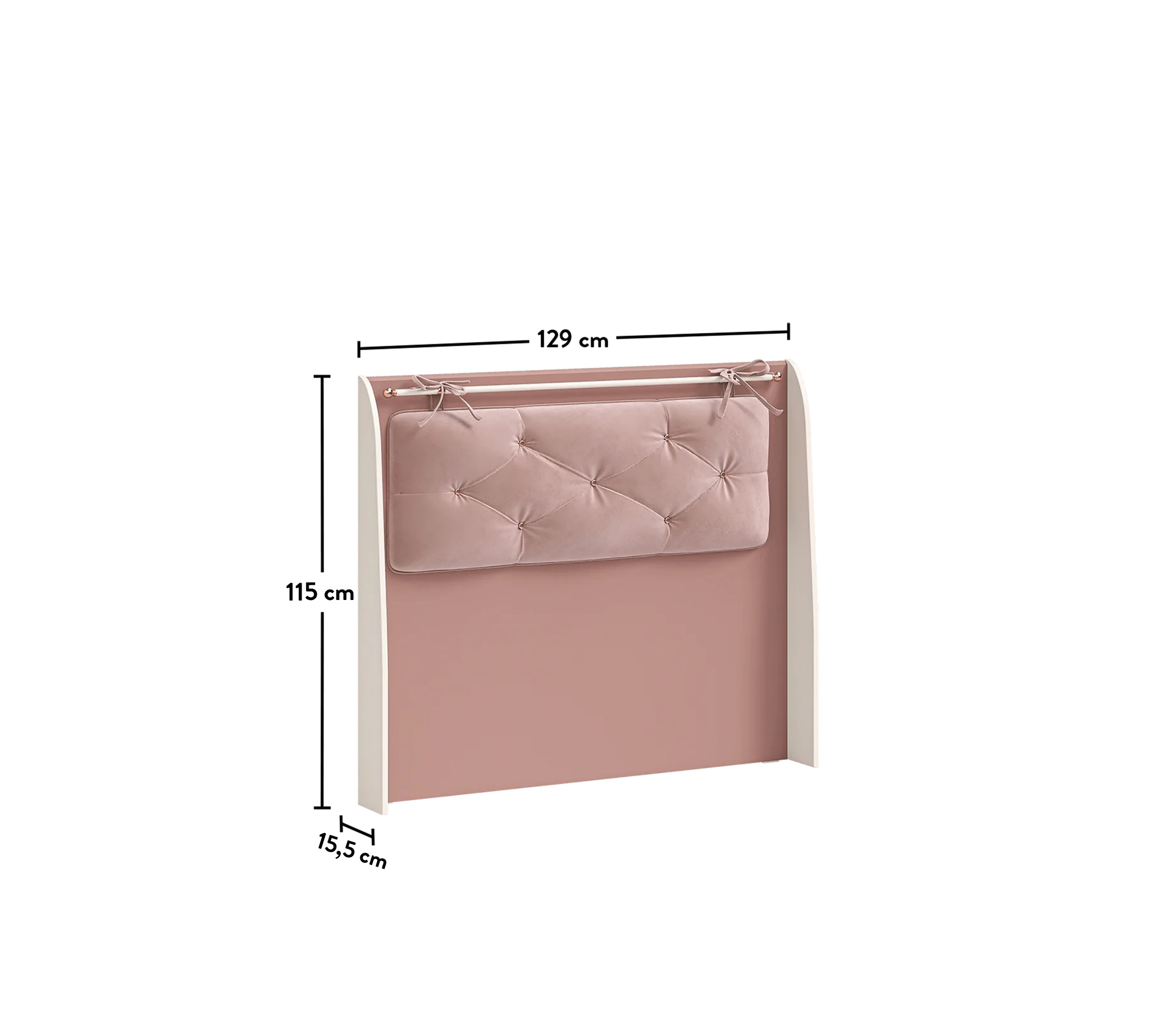 Elegance Kokë shtrati me varëse (120 cm)