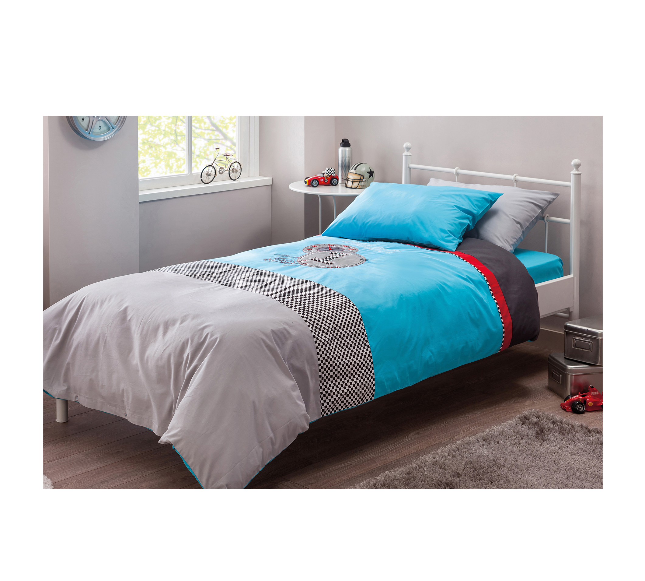 Biconcept Set Mbulese Blu (çarçaf) (160x220 cm)