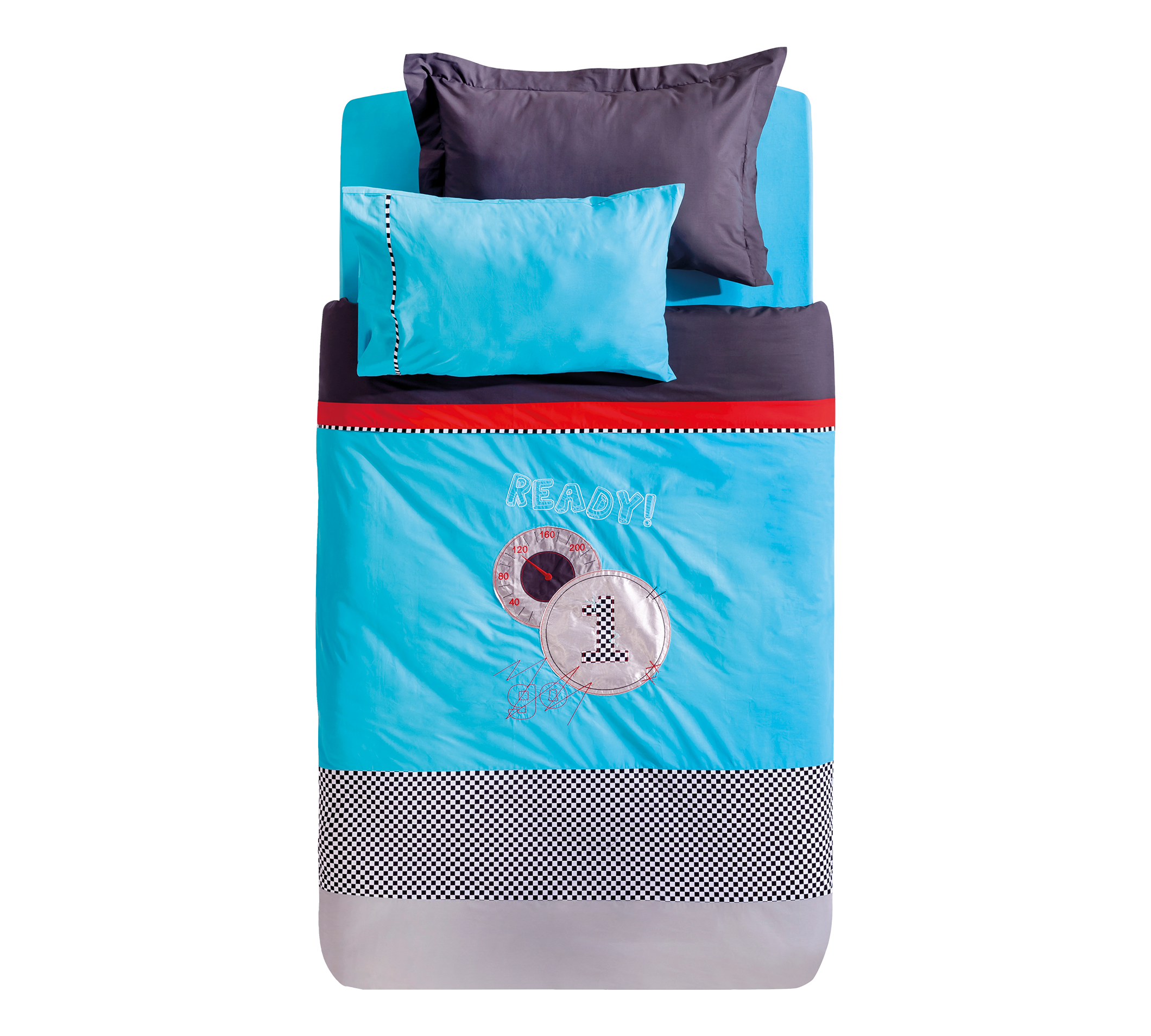 Biconcept Set Mbulese Blu (çarçaf) (160x220 cm)