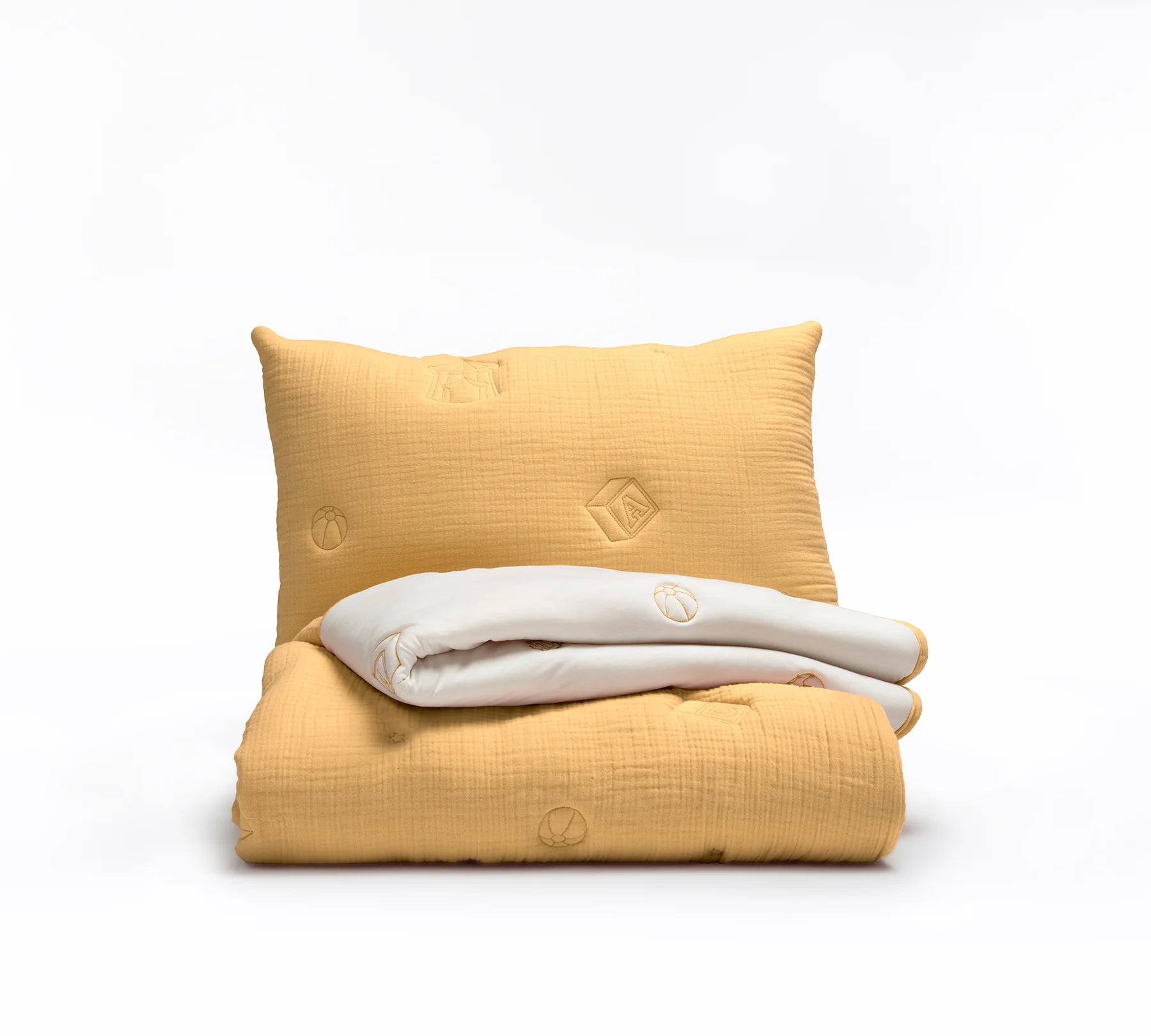 TOON BED COVER-MUSTARD COLOUR (105x200 cm)