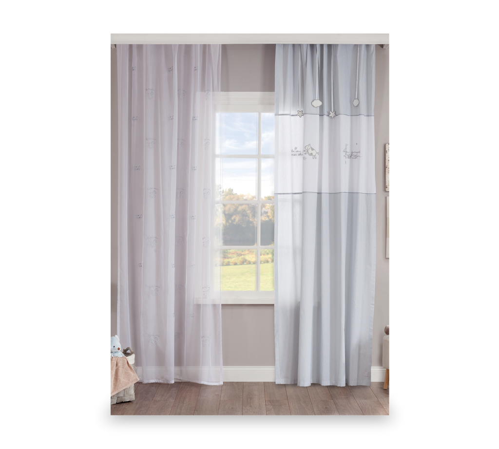 Baby Cotton Perde Tyl (e hollësishme) (150x260 cm)