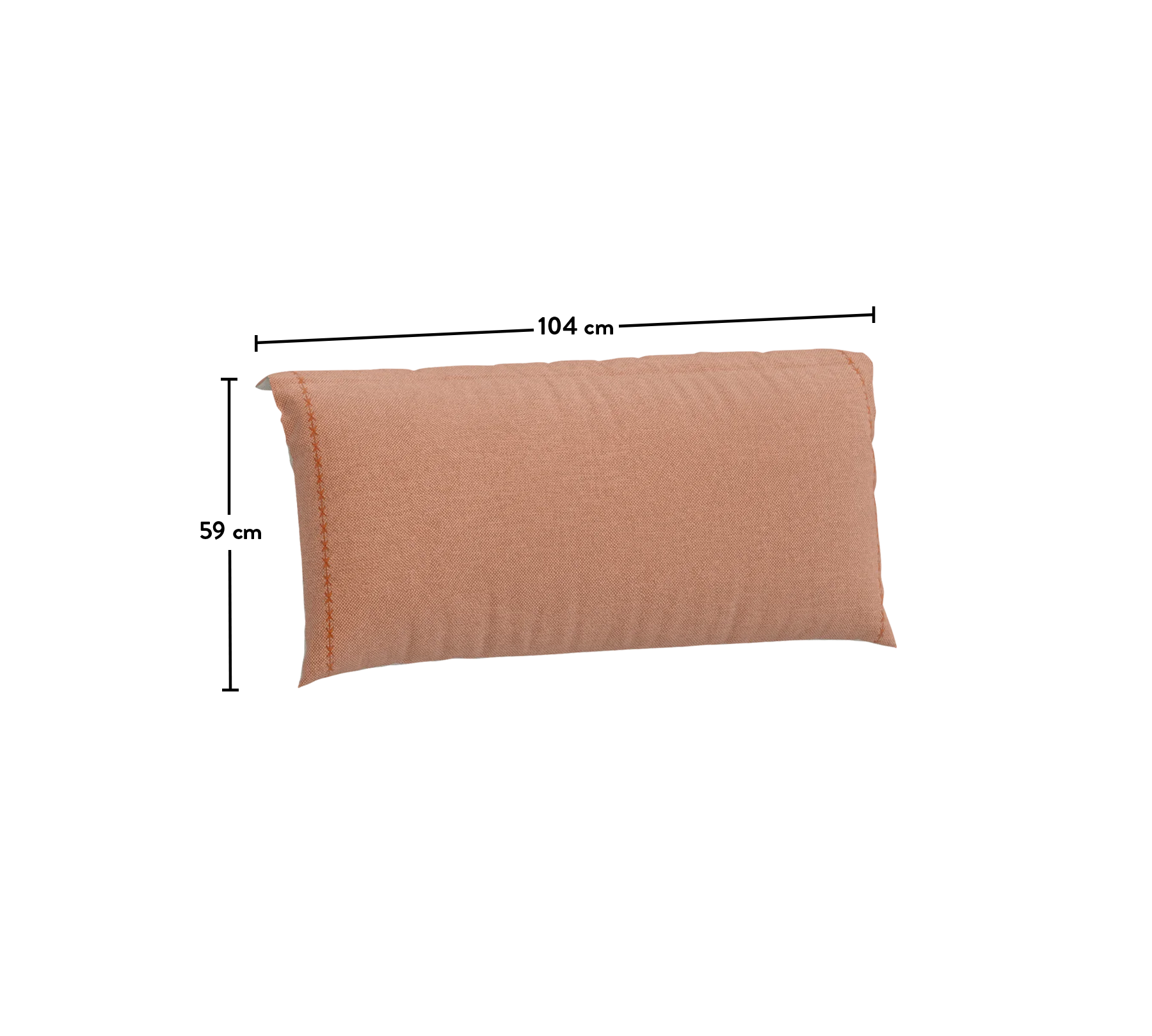 JASTËK I KOKËS SË SHTRATIT SALMON-BEIGE (100x200 cm)