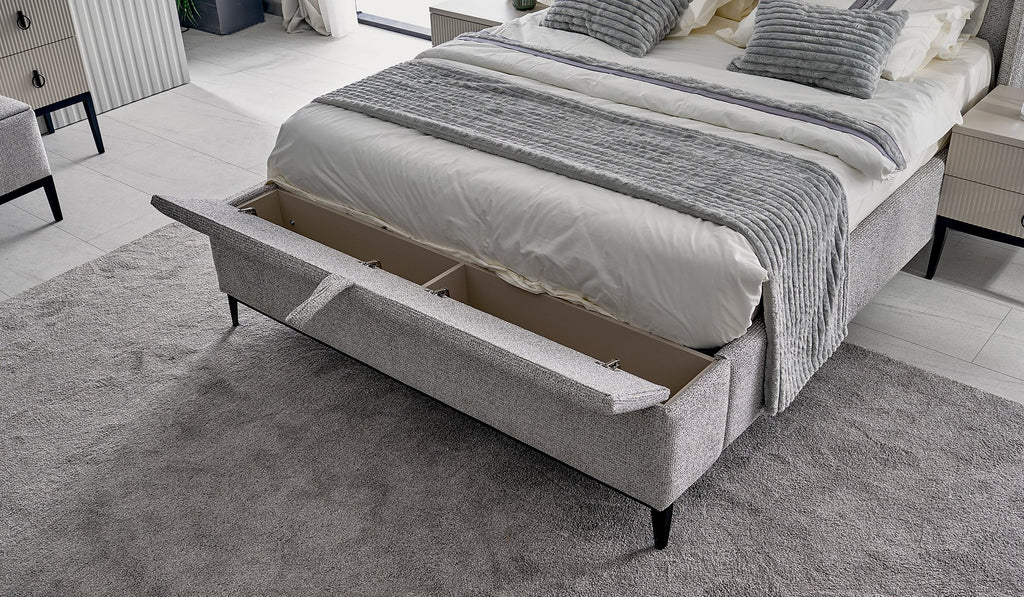 Defne Premium Bed With bench